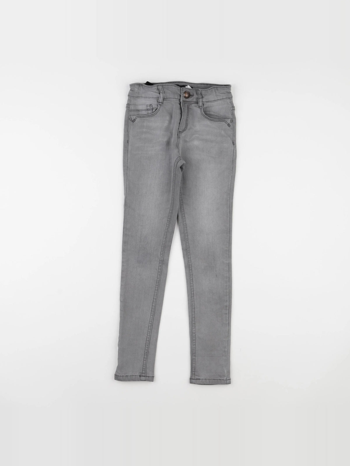 IKKS - jean gris - 8 ans