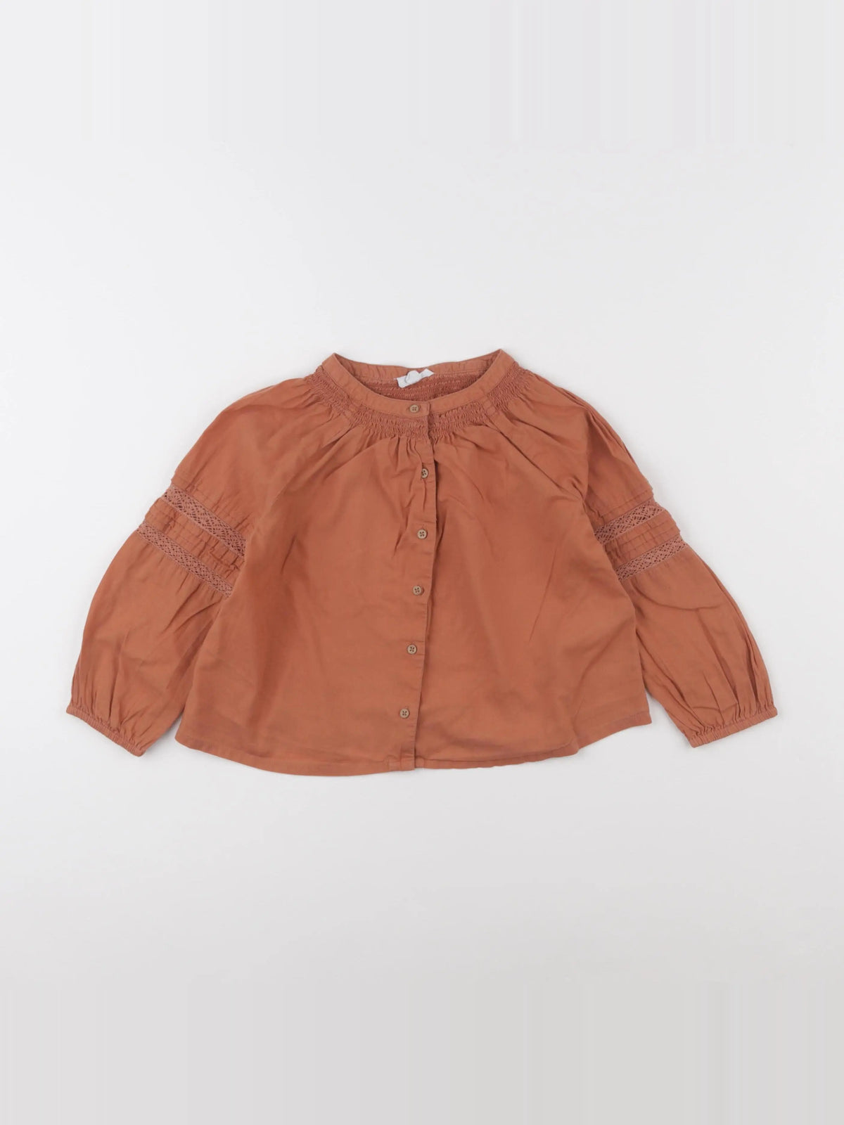 Vertbaudet - blouse marron - 36 mois