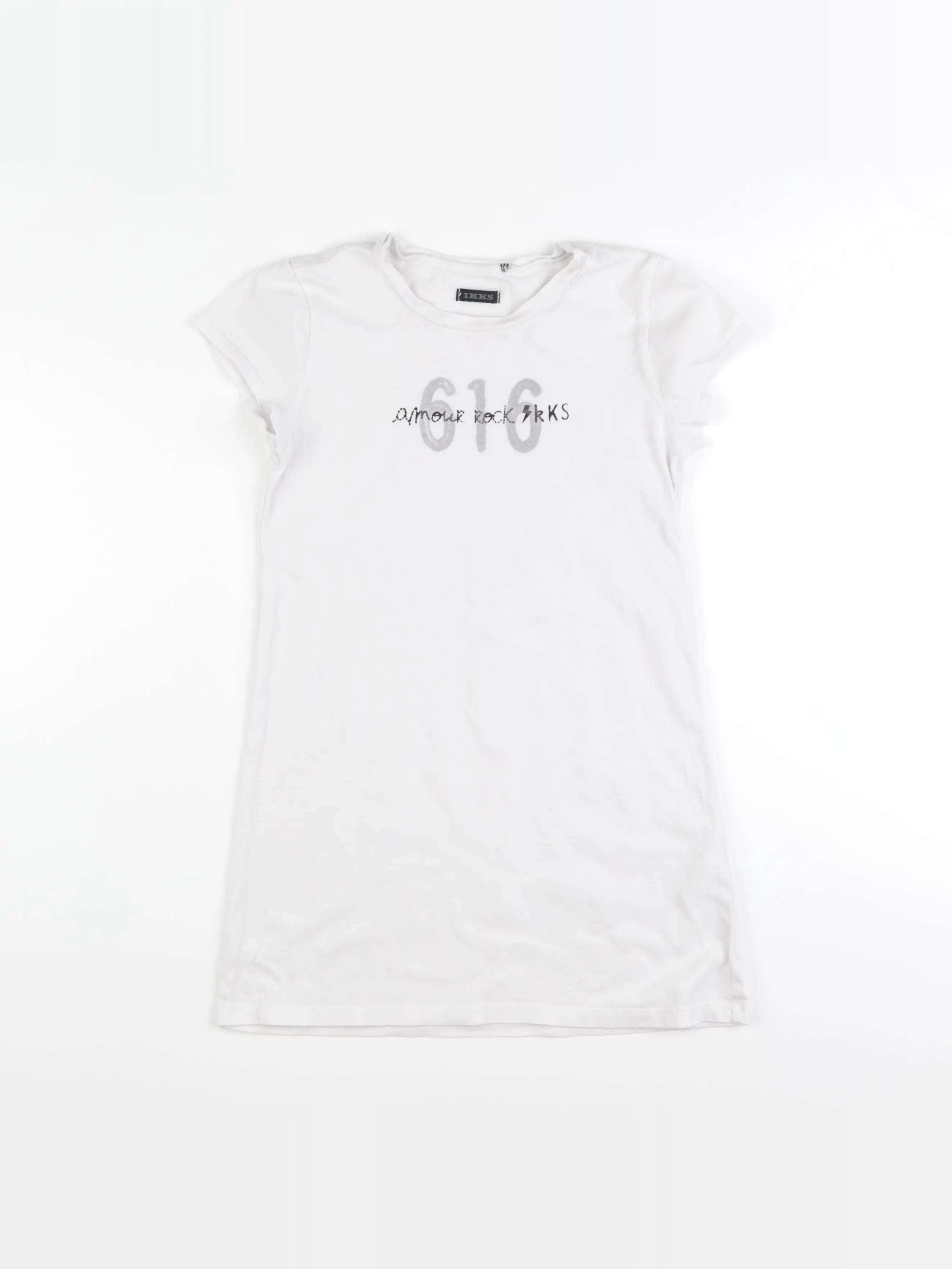 IKKS - robe blanc - 8 ans