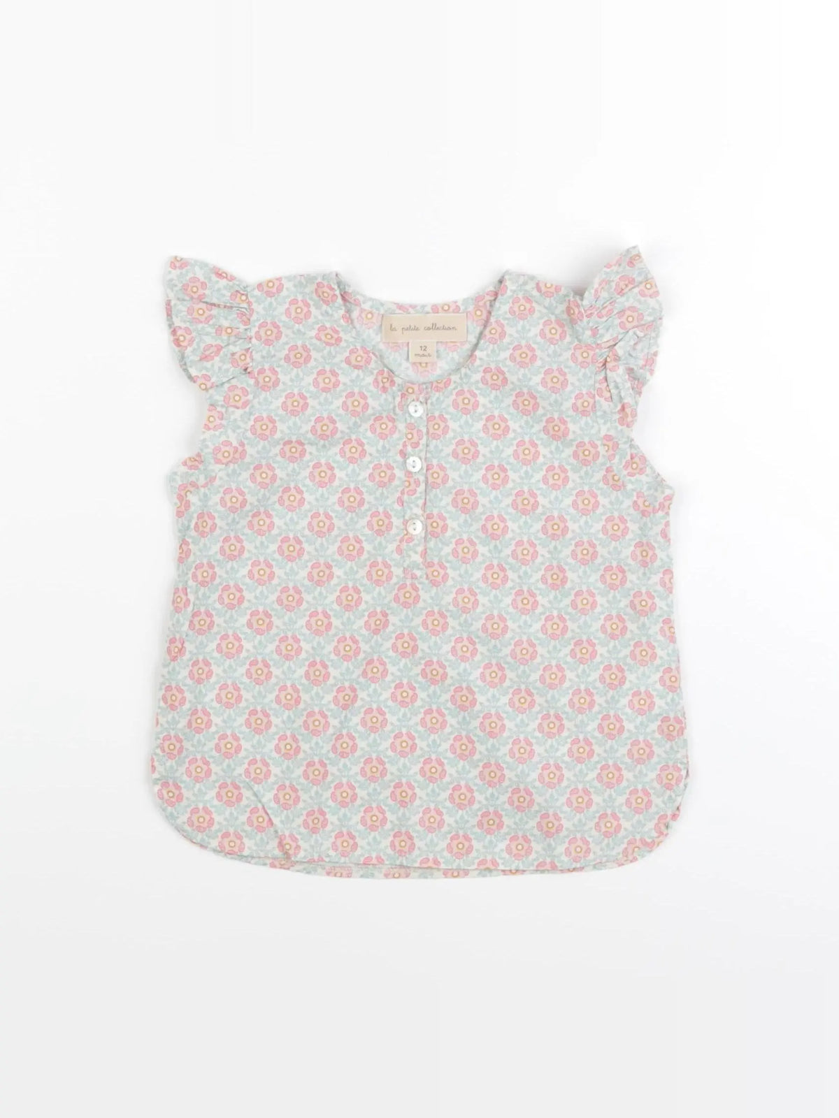 La Petite Collection - blouse bleu - 12 mois