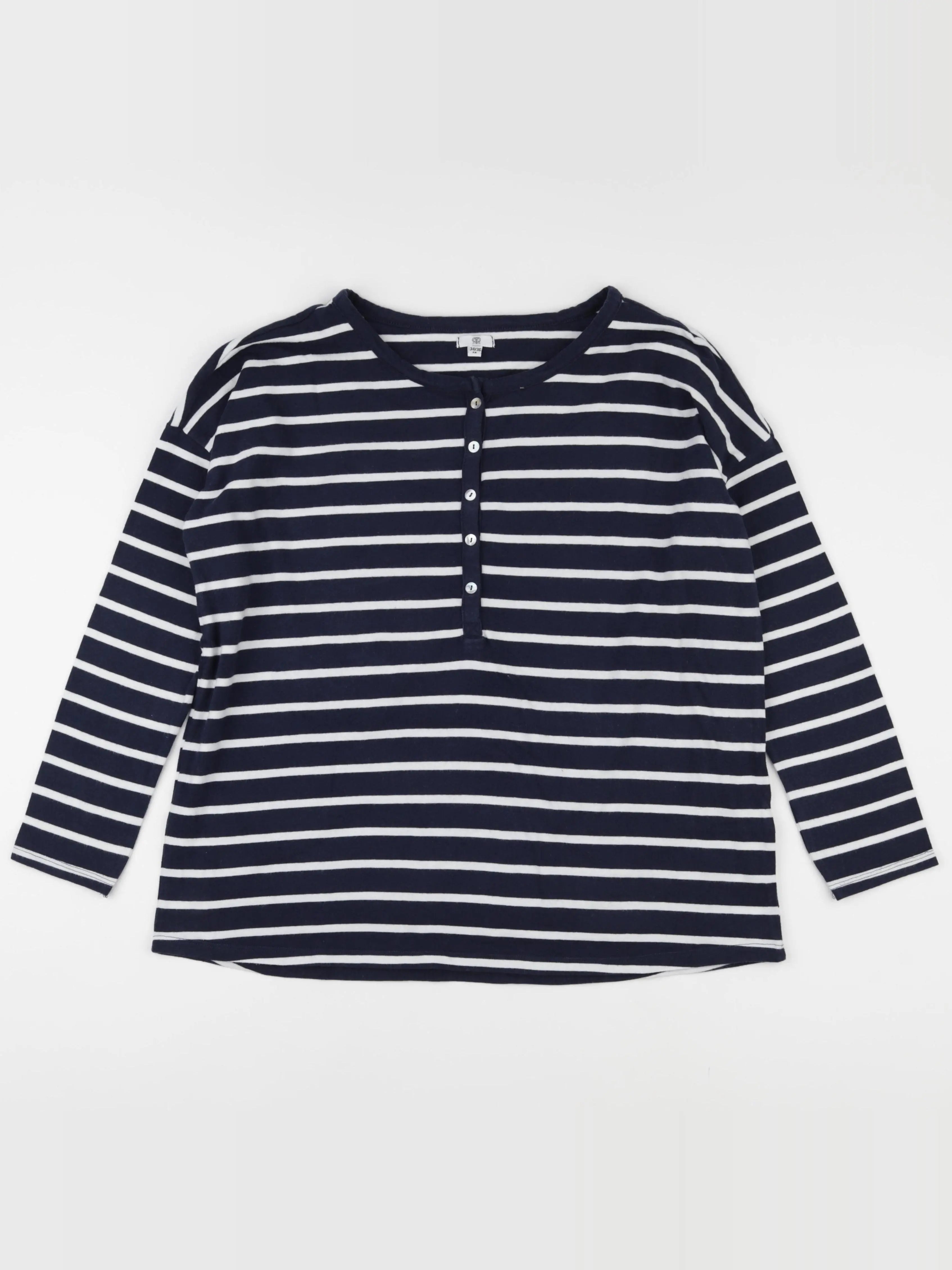 La redoute - tee-shirt grossesse bleu - 34 à 36