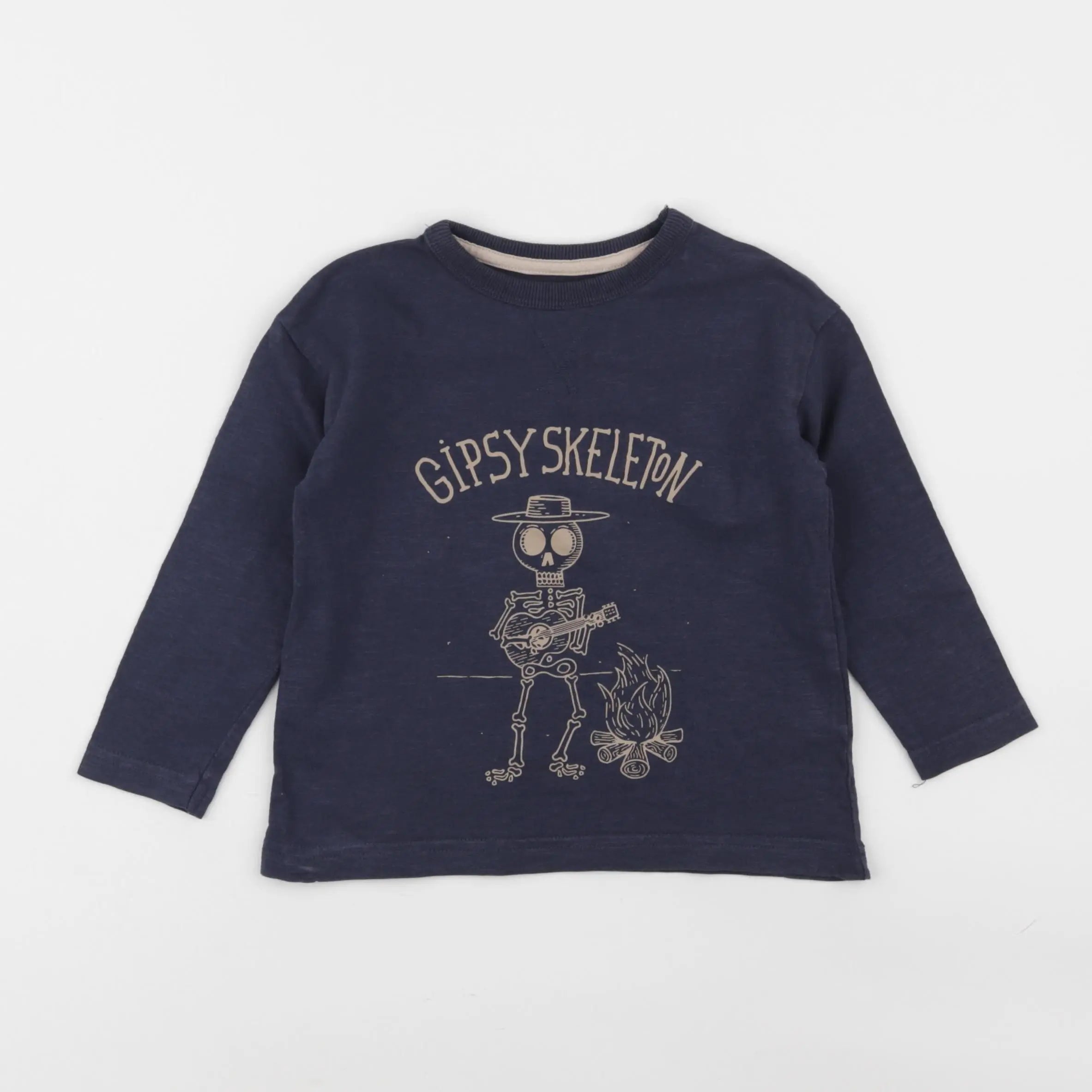 Vertbaudet - tee-shirt bleu - 3 ans