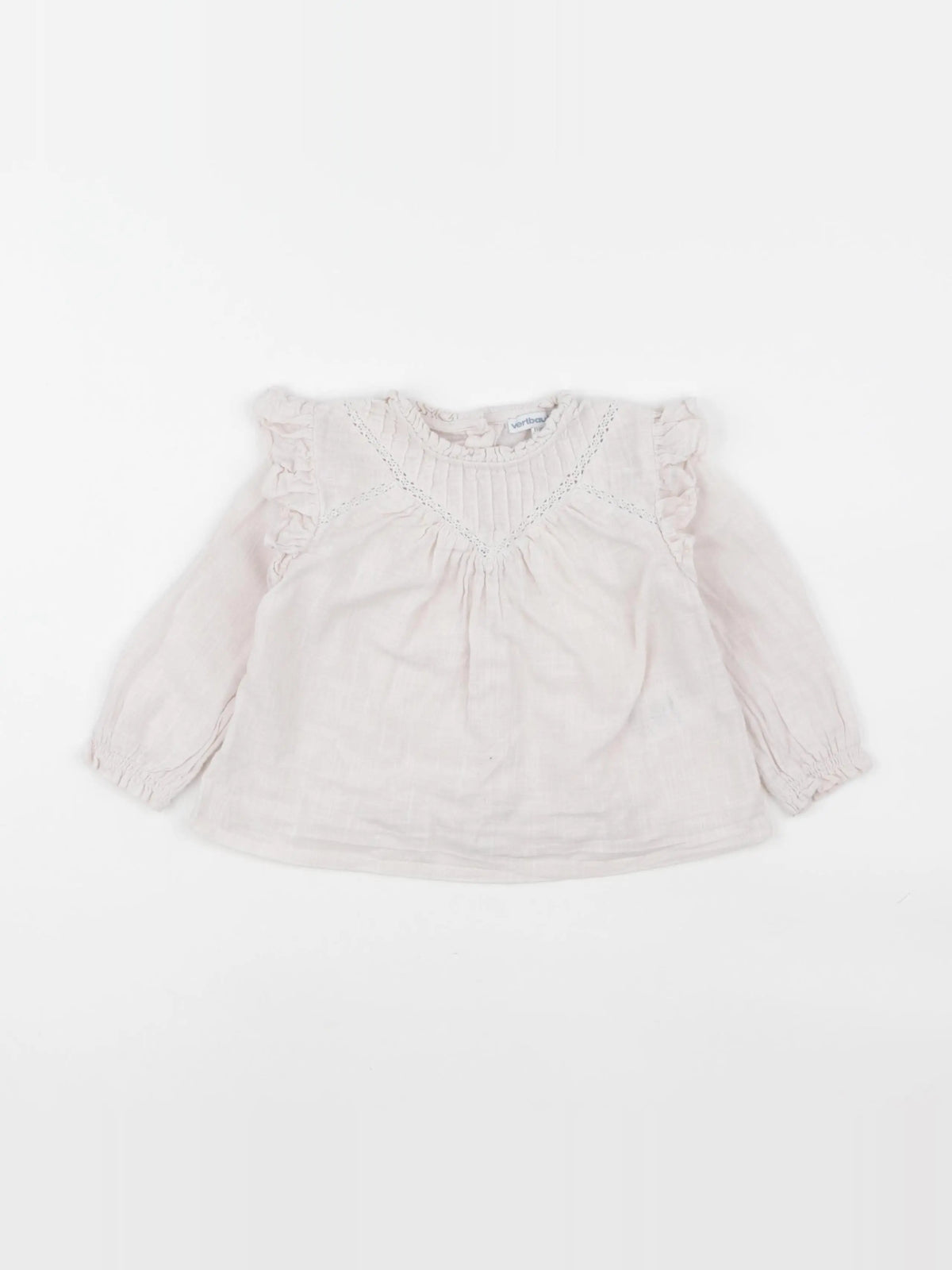 Vertbaudet - blouse beige - 18 mois