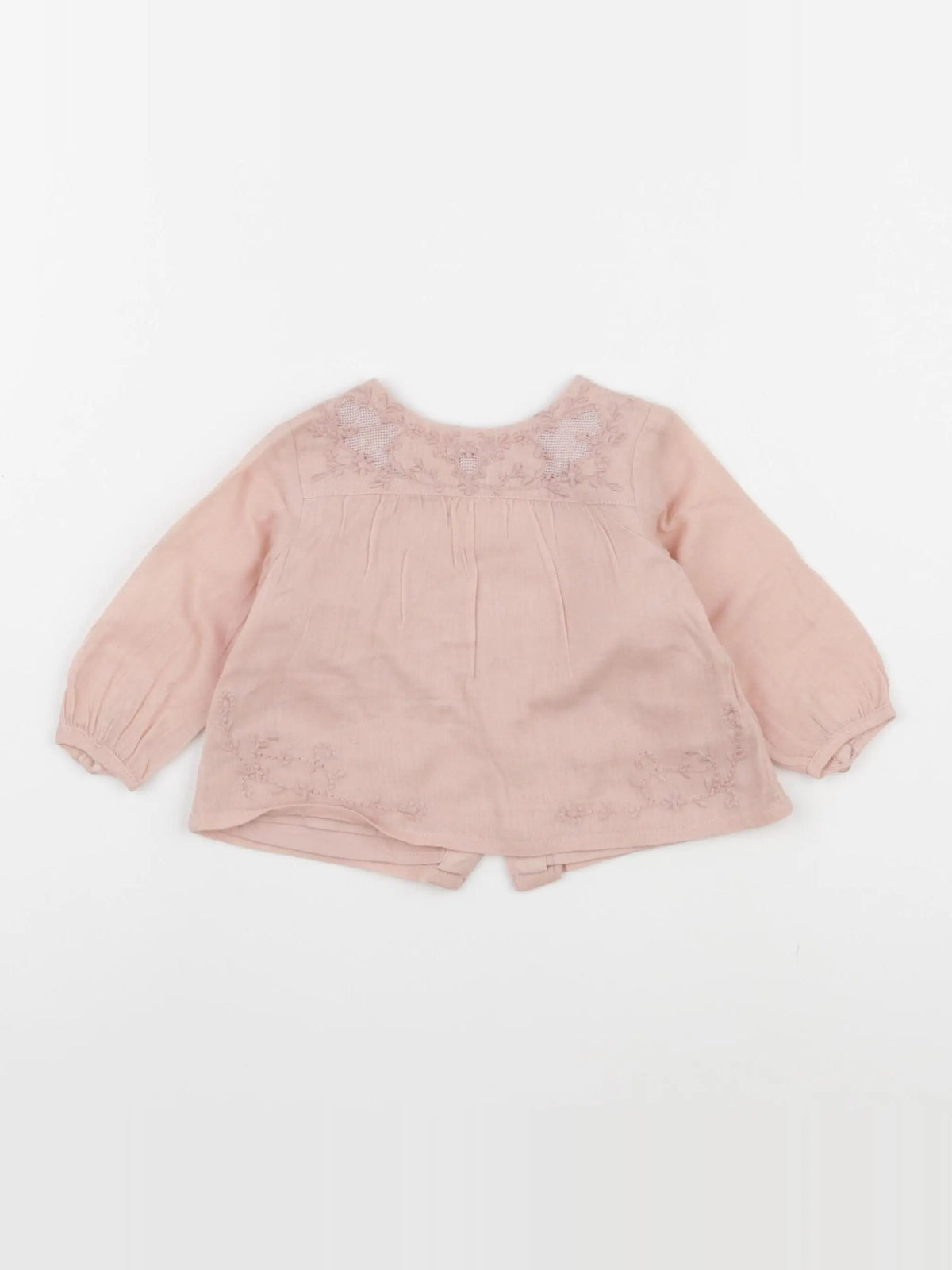 Zara - blouse rose - 3 mois