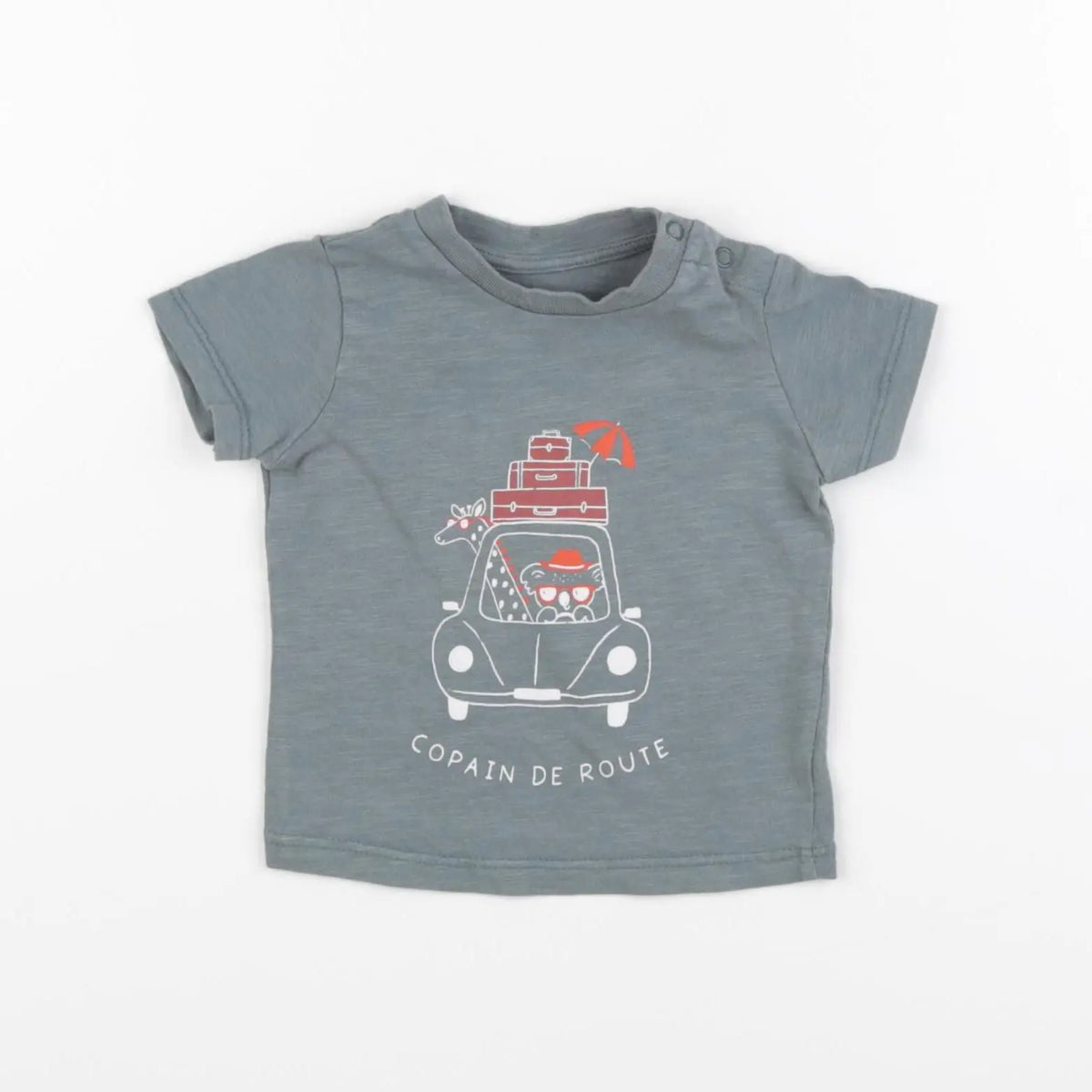 Vertbaudet - tee-shirt multicolore - 3 mois