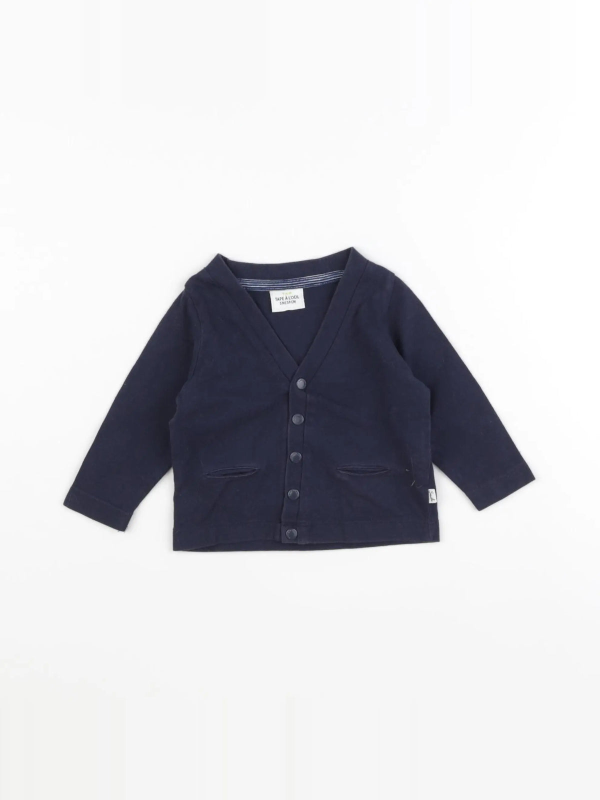 Tape à l'oeil - tee-shirt bleu - 3 mois