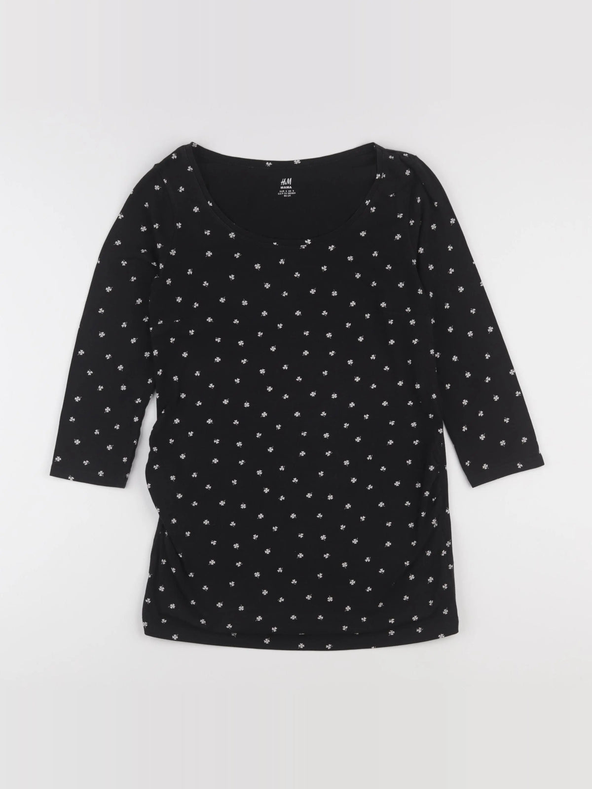 H&M - tee-shirt grossesse noir - s