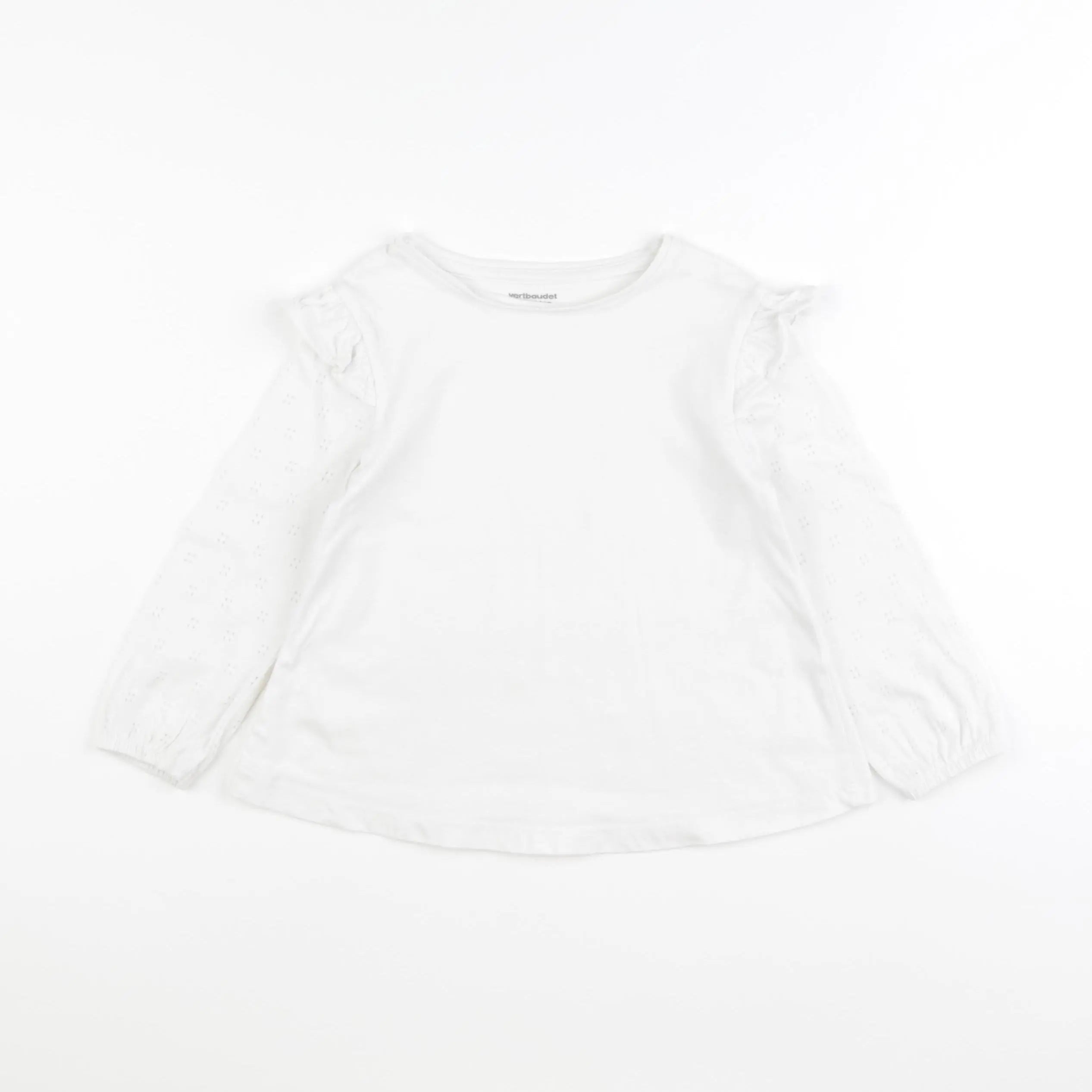 Vertbaudet - tee-shirt blanc - 4 ans