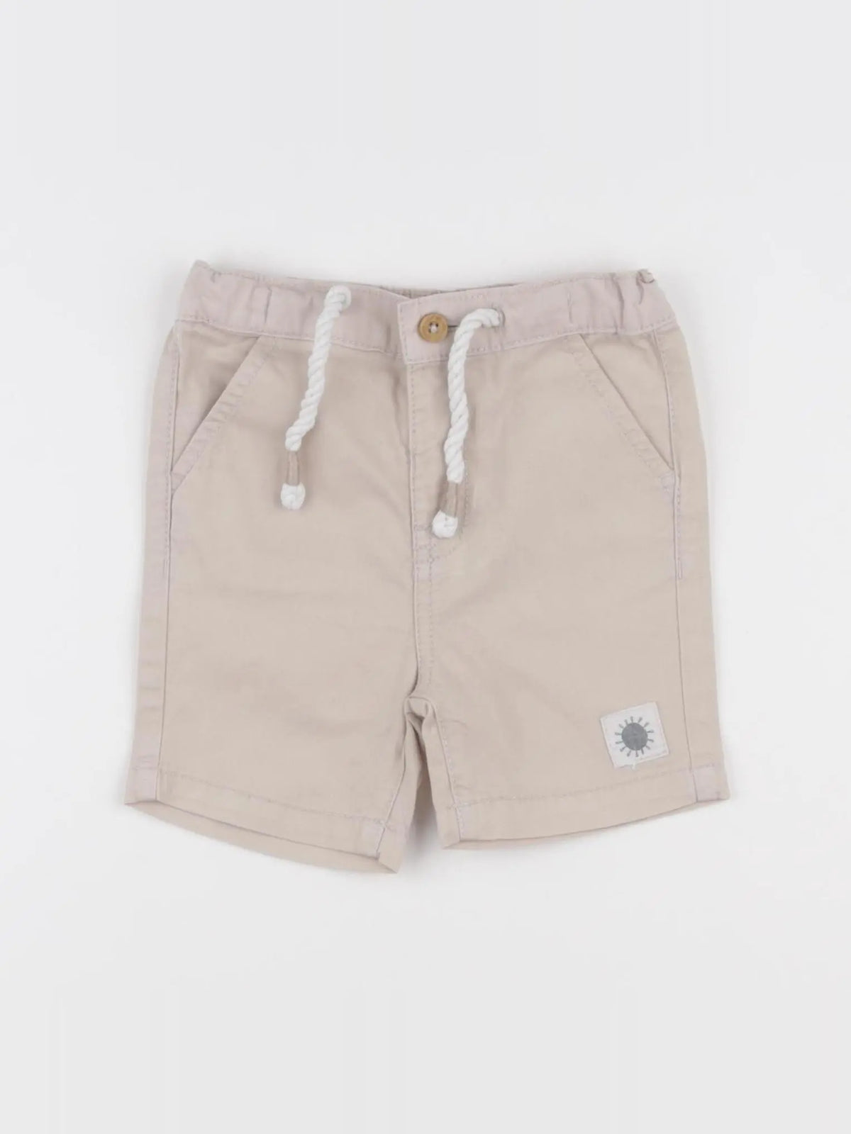 Vertbaudet - short beige - 6 mois
