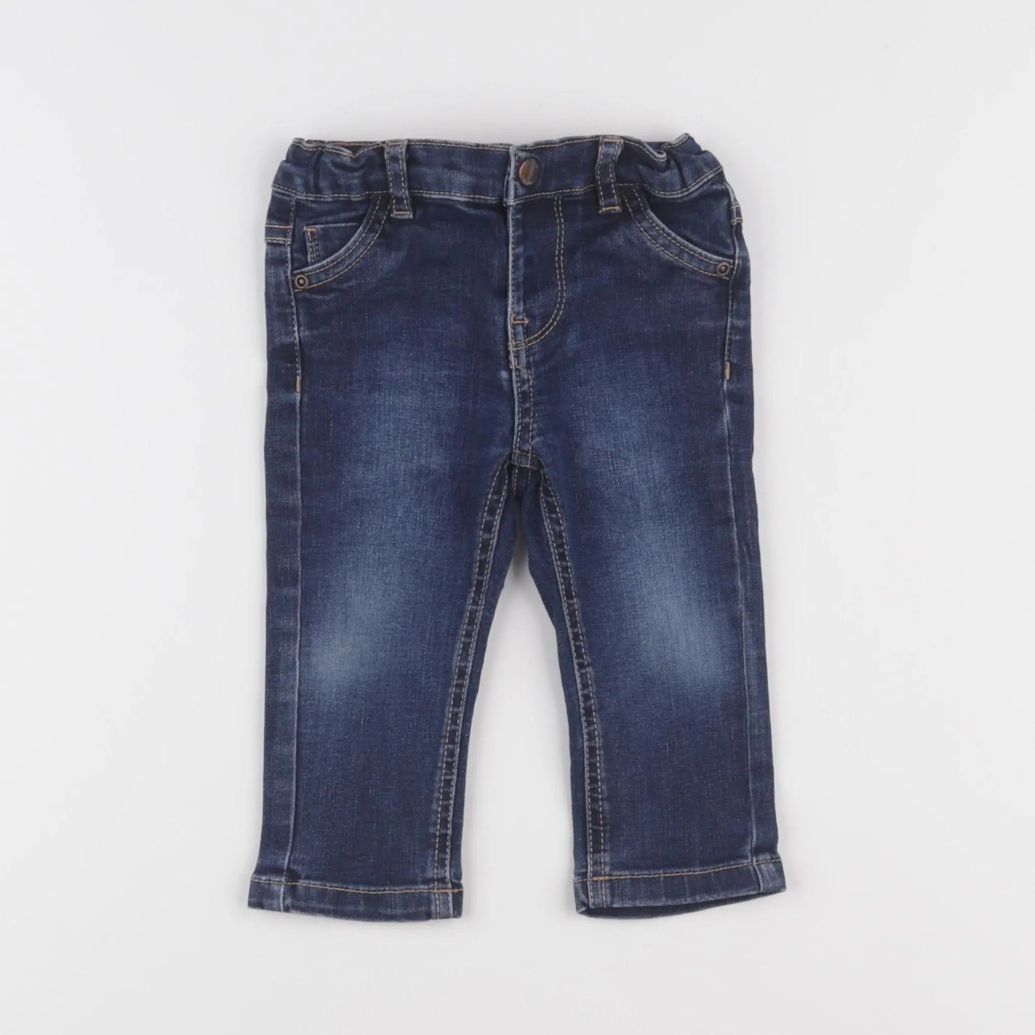 Vertbaudet - jean bleu - 12 mois