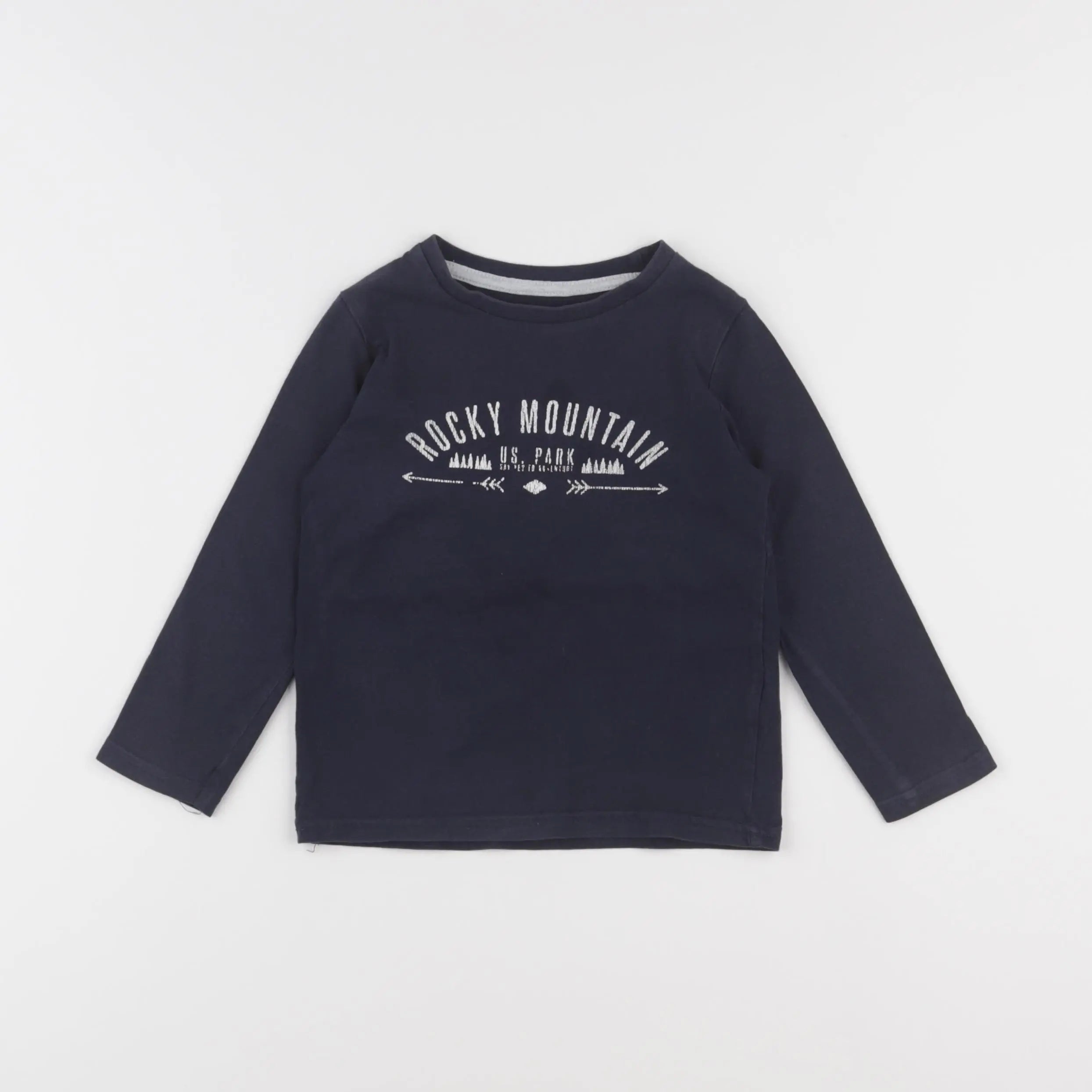 Vertbaudet - tee-shirt bleu - 3 ans
