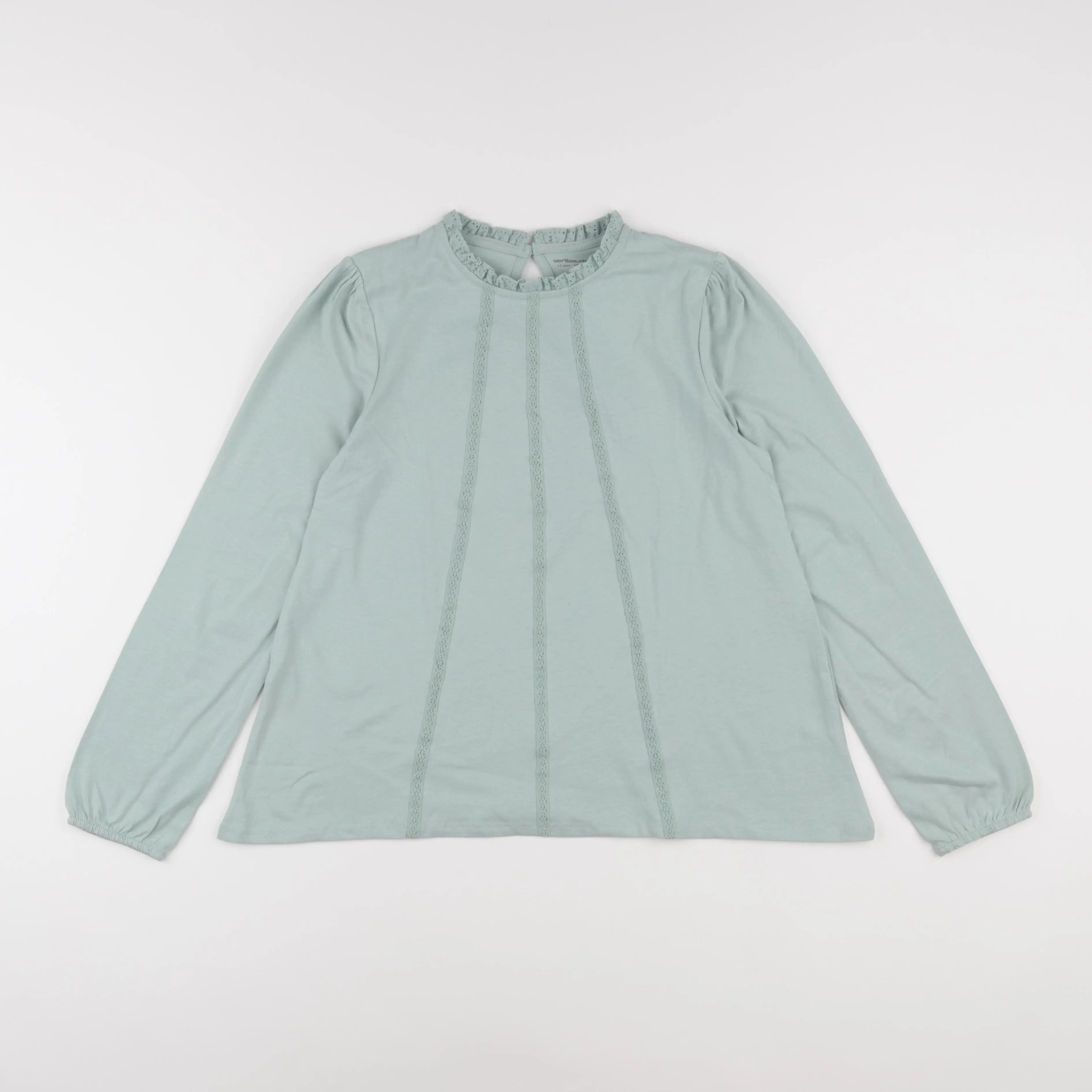 Vertbaudet - tee-shirt bleu - 12 ans