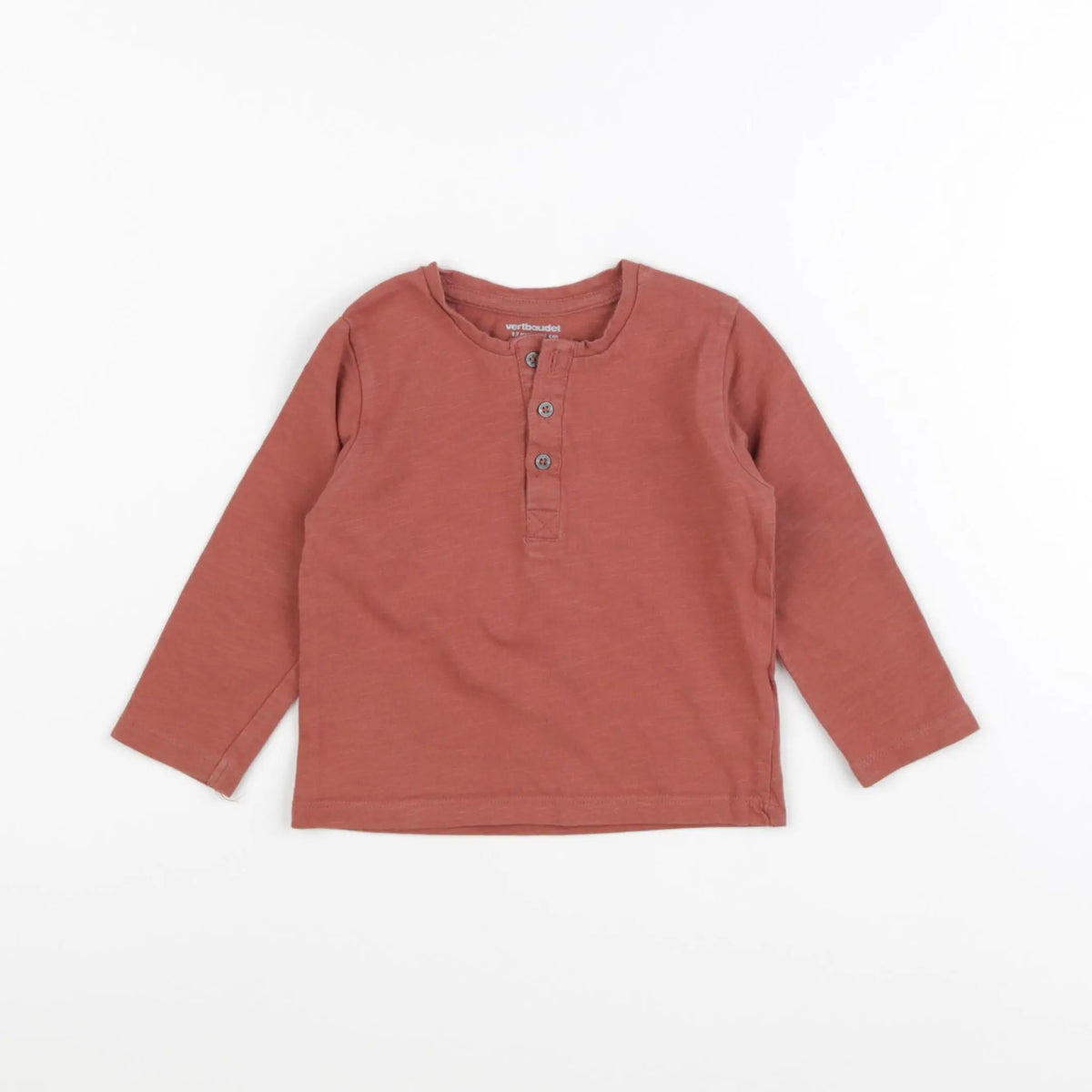 Vertbaudet - tee-shirt orange - 12 mois