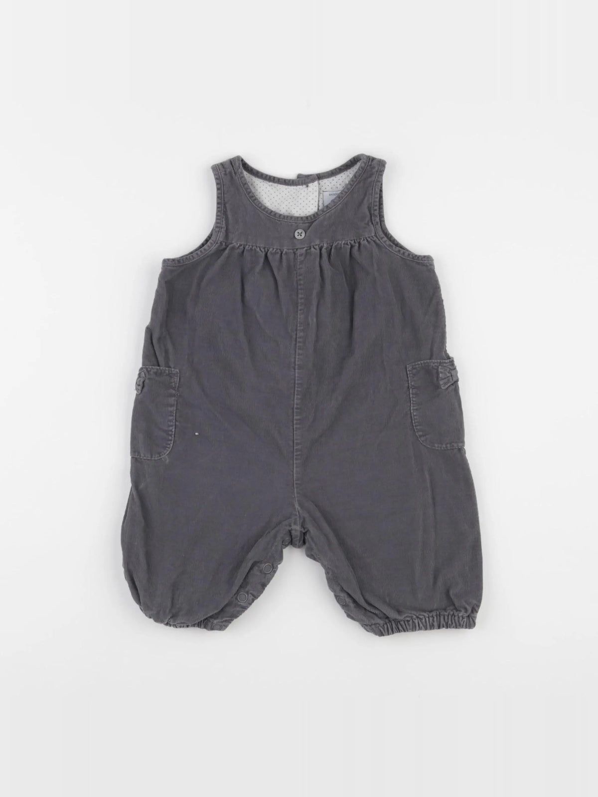 Petit Bateau - combinaison gris - 6 mois