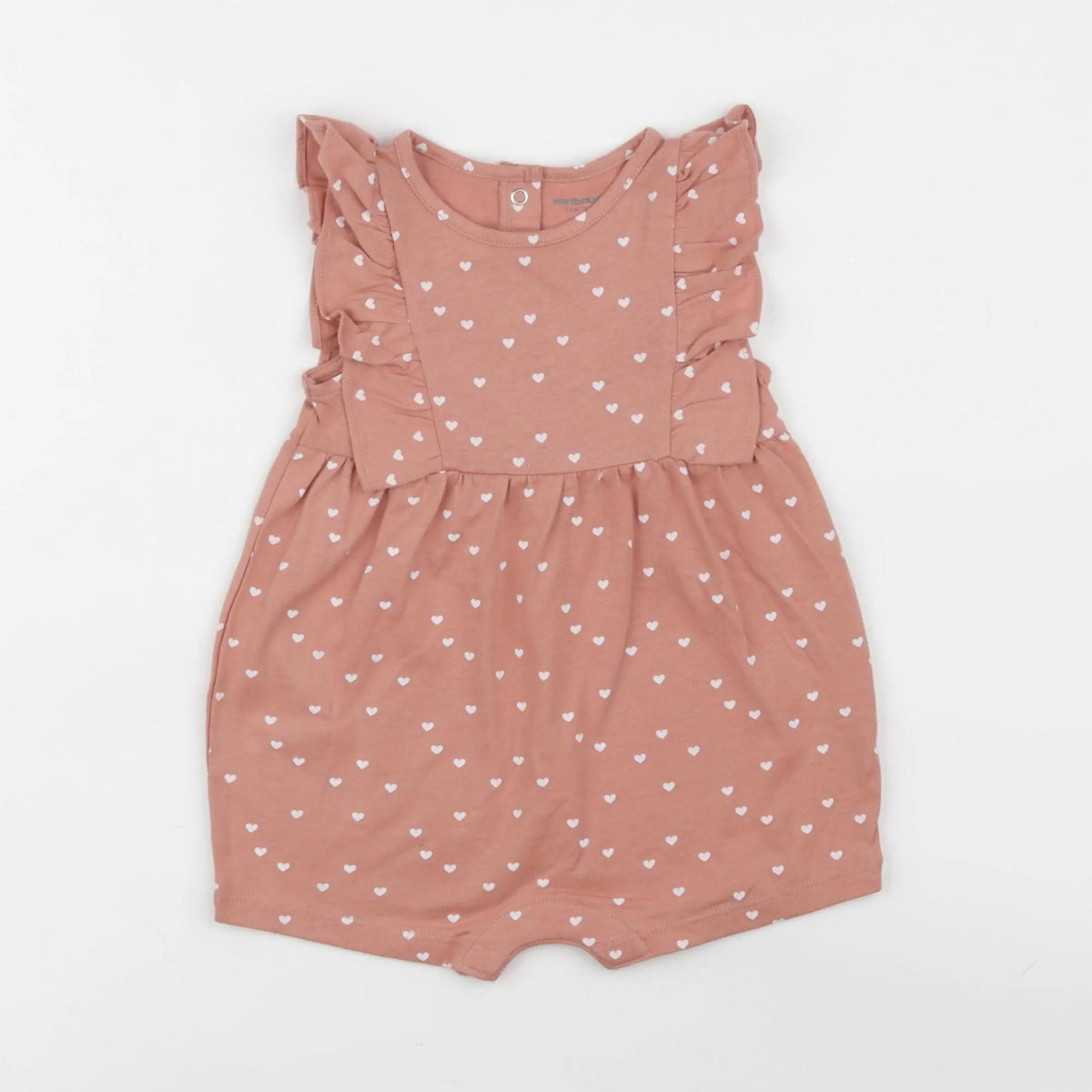 Vertbaudet - combinaison rose - 12 mois