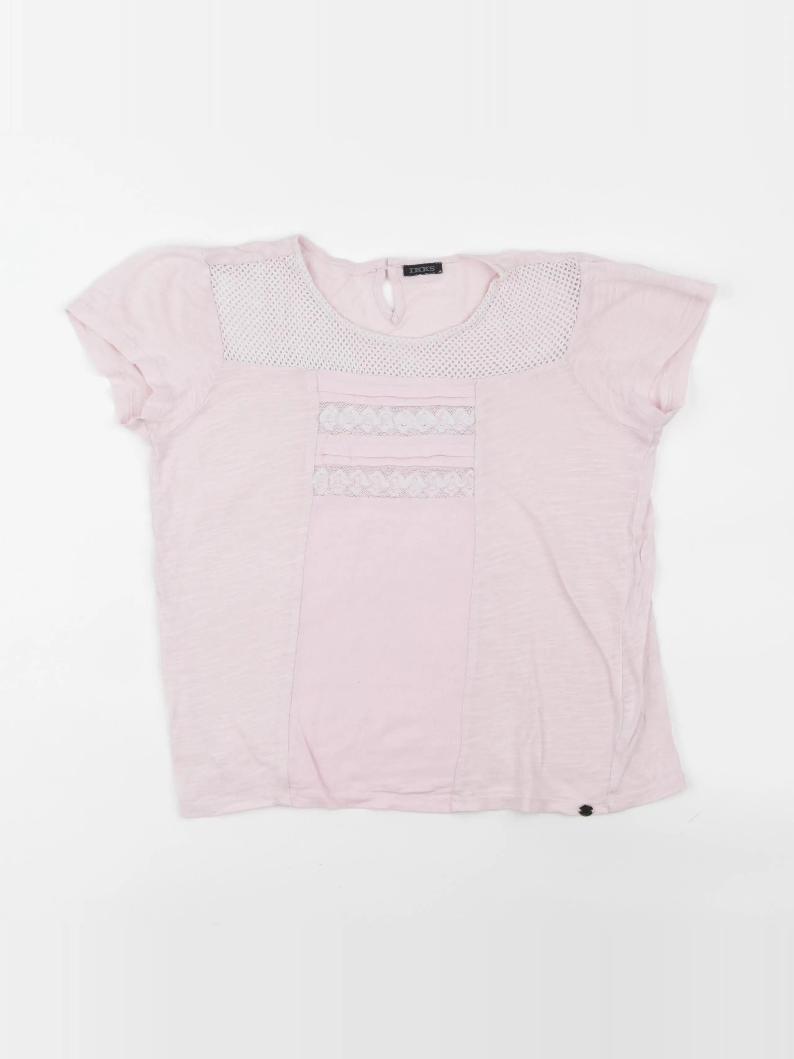 IKKS - tee-shirt rose - 10 ans