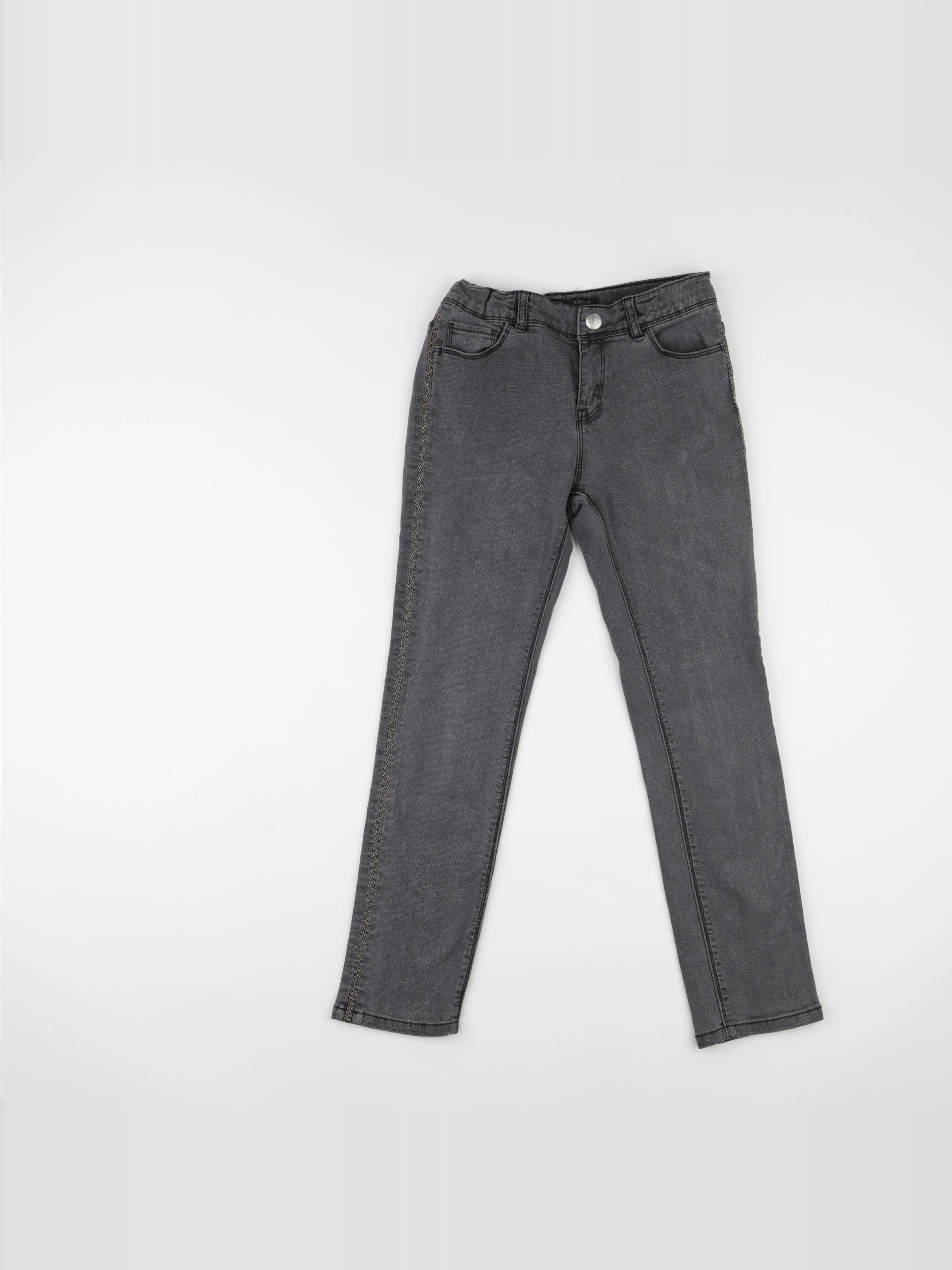 IKKS - jean gris - 10 ans