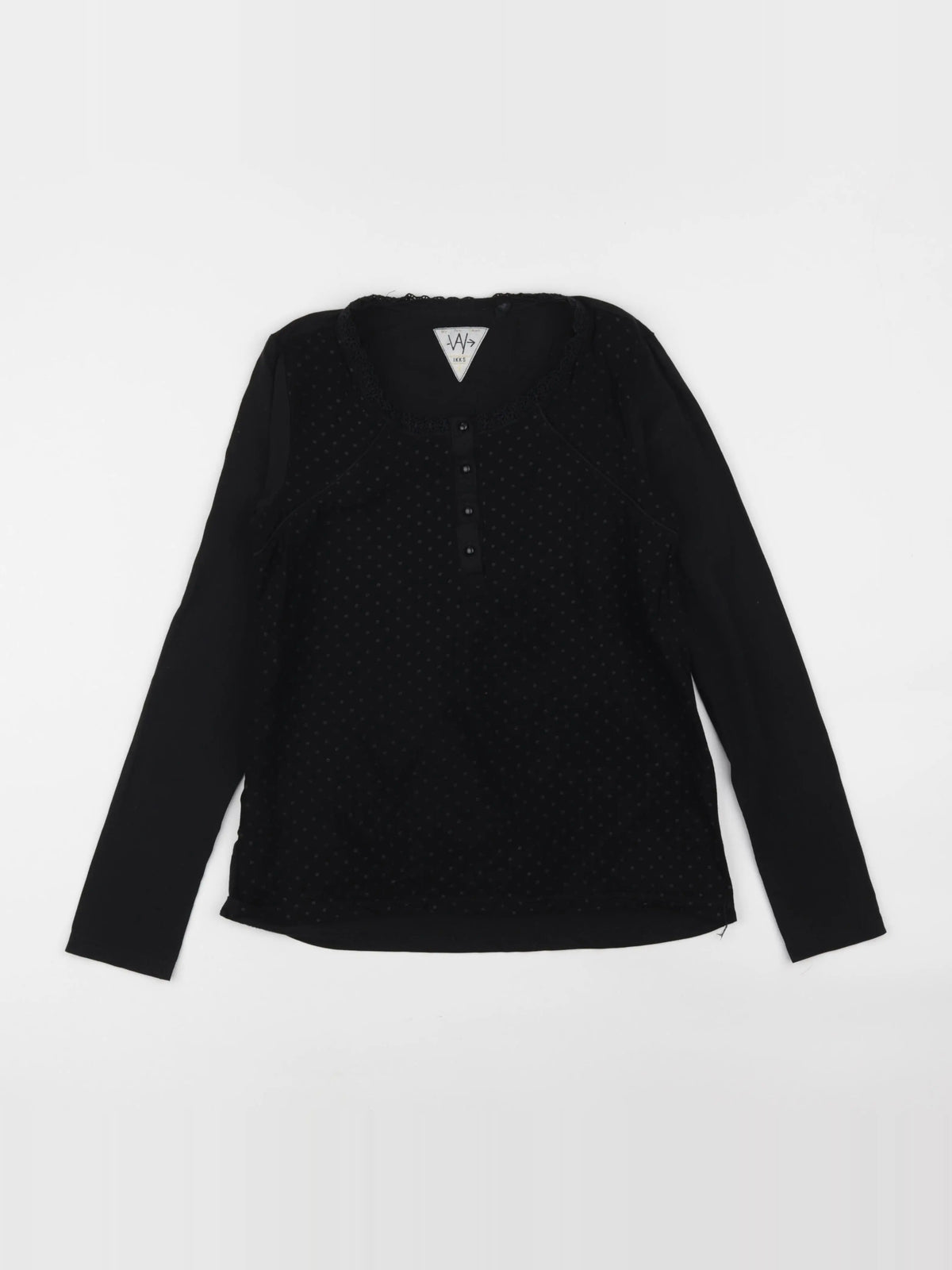 IKKS - blouse noir - 12 ans