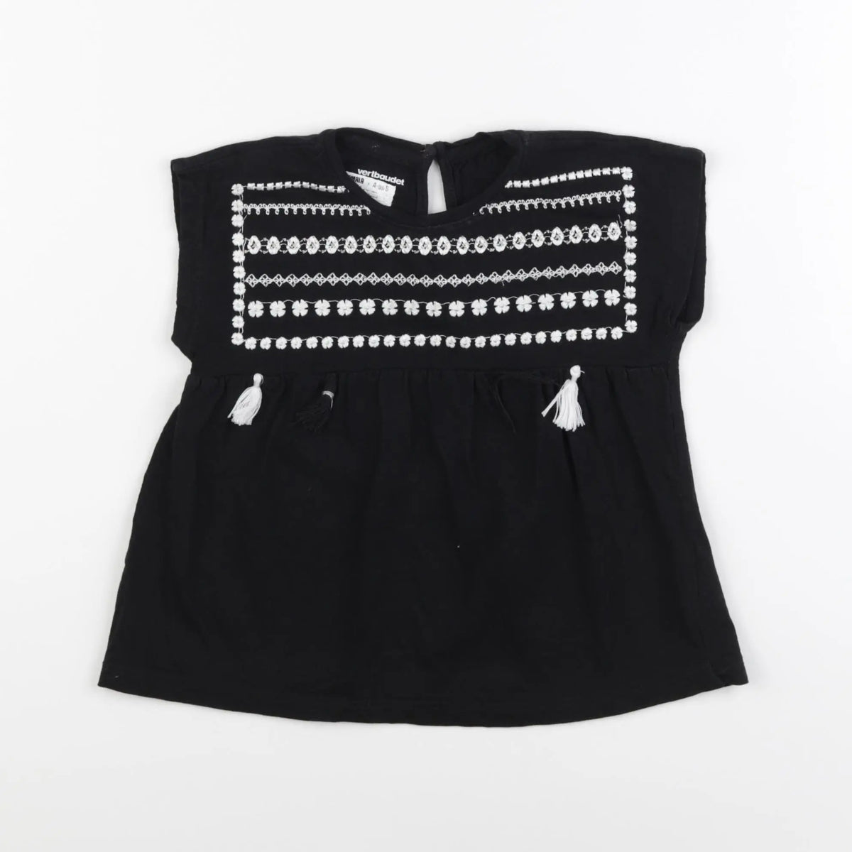 Vertbaudet - blouse noir - 10 ans