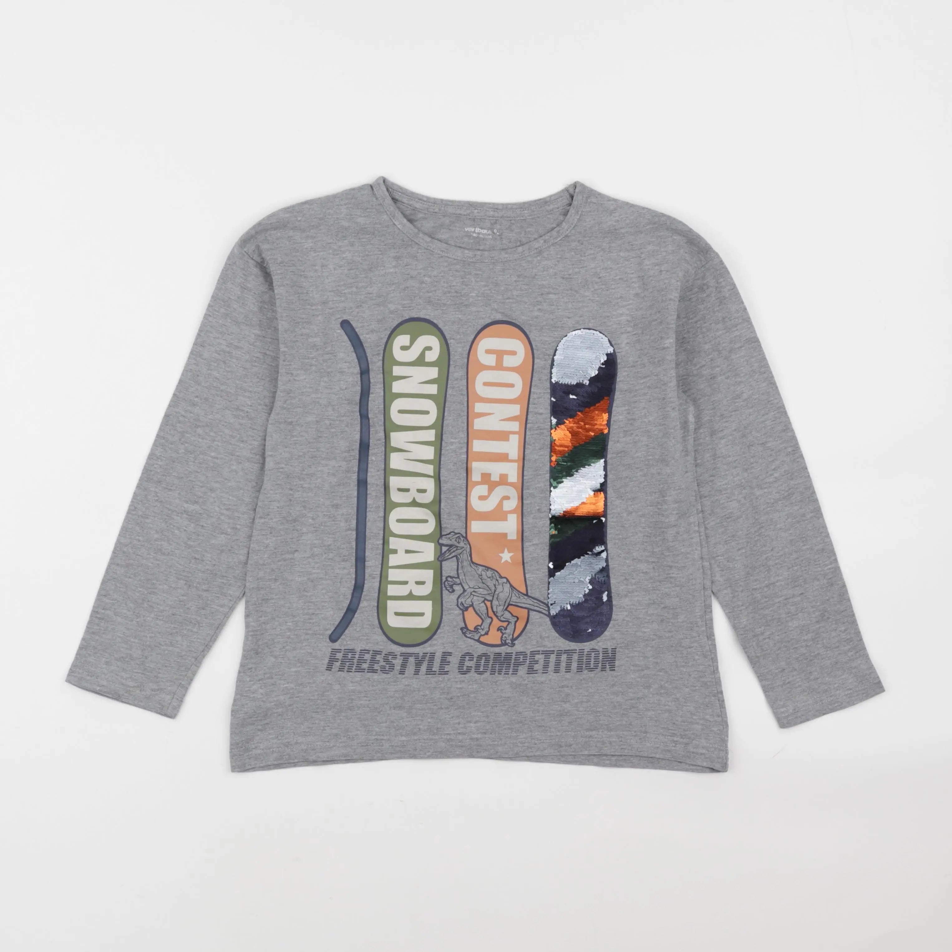 Vertbaudet - tee-shirt multicolore - 10 ans