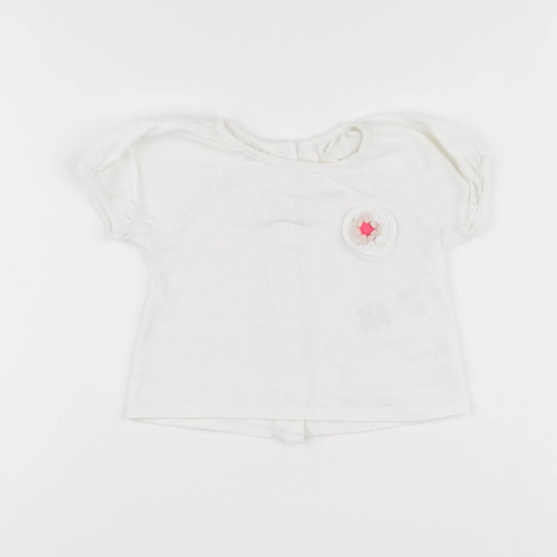 Vertbaudet - tee-shirt blanc - 3 mois