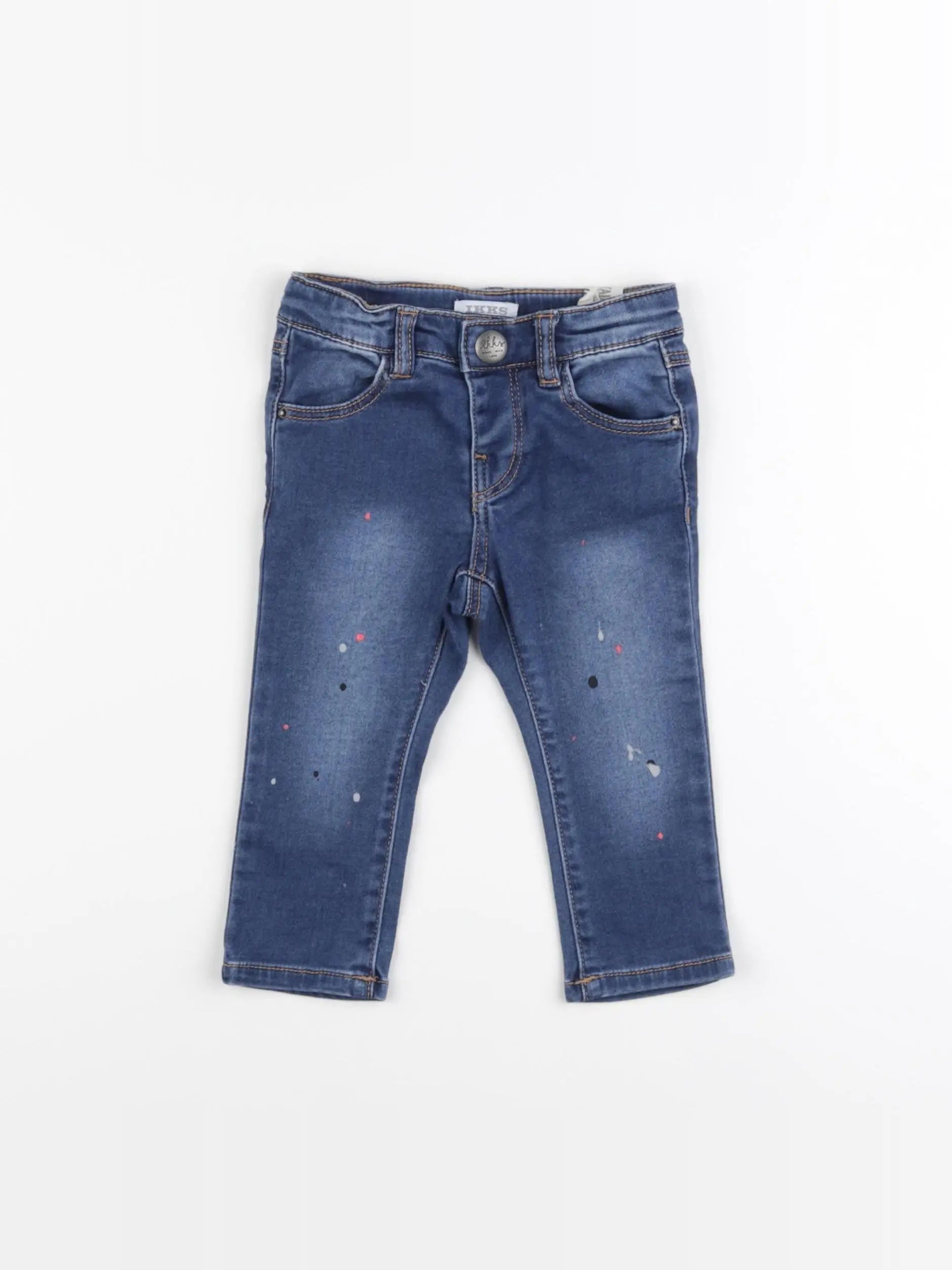 IKKS - jean bleu - 6 mois