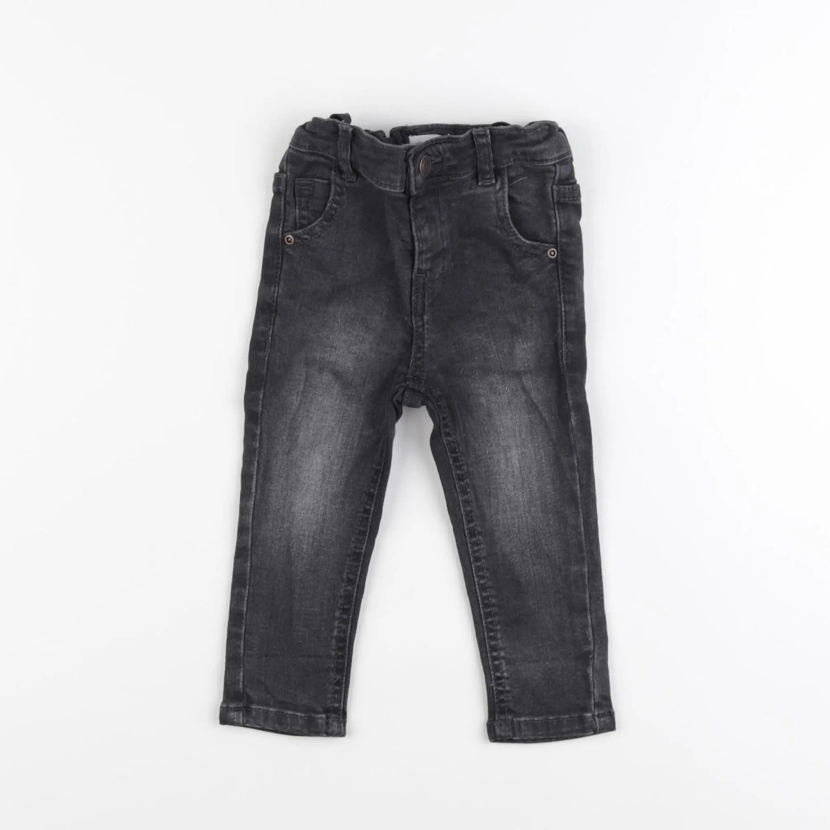 Vertbaudet - jean noir - 9 mois