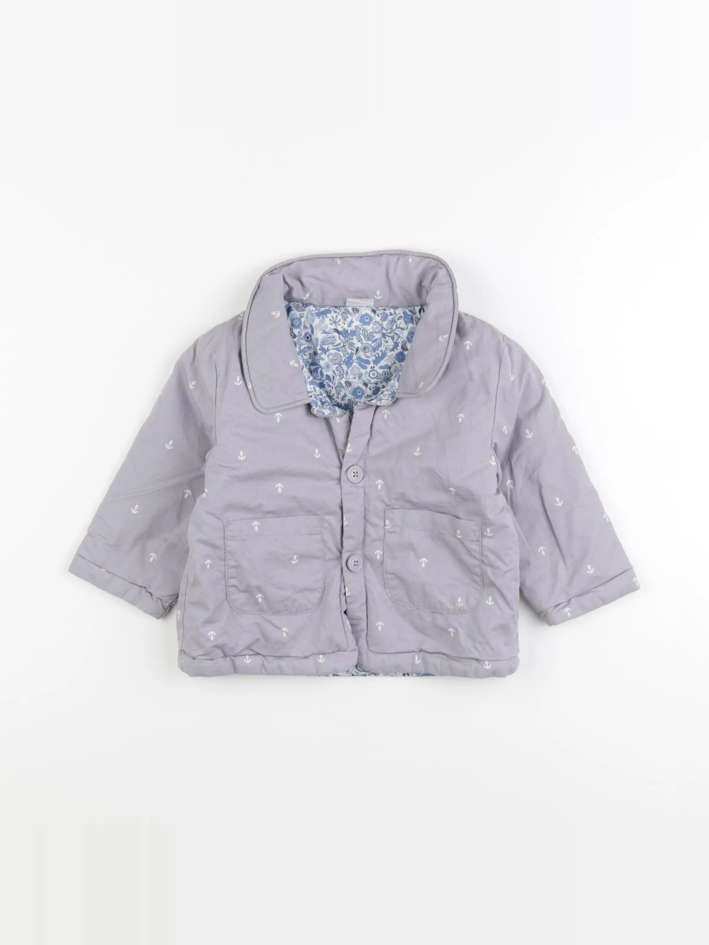 Petit Bateau - veste gris - 18 mois