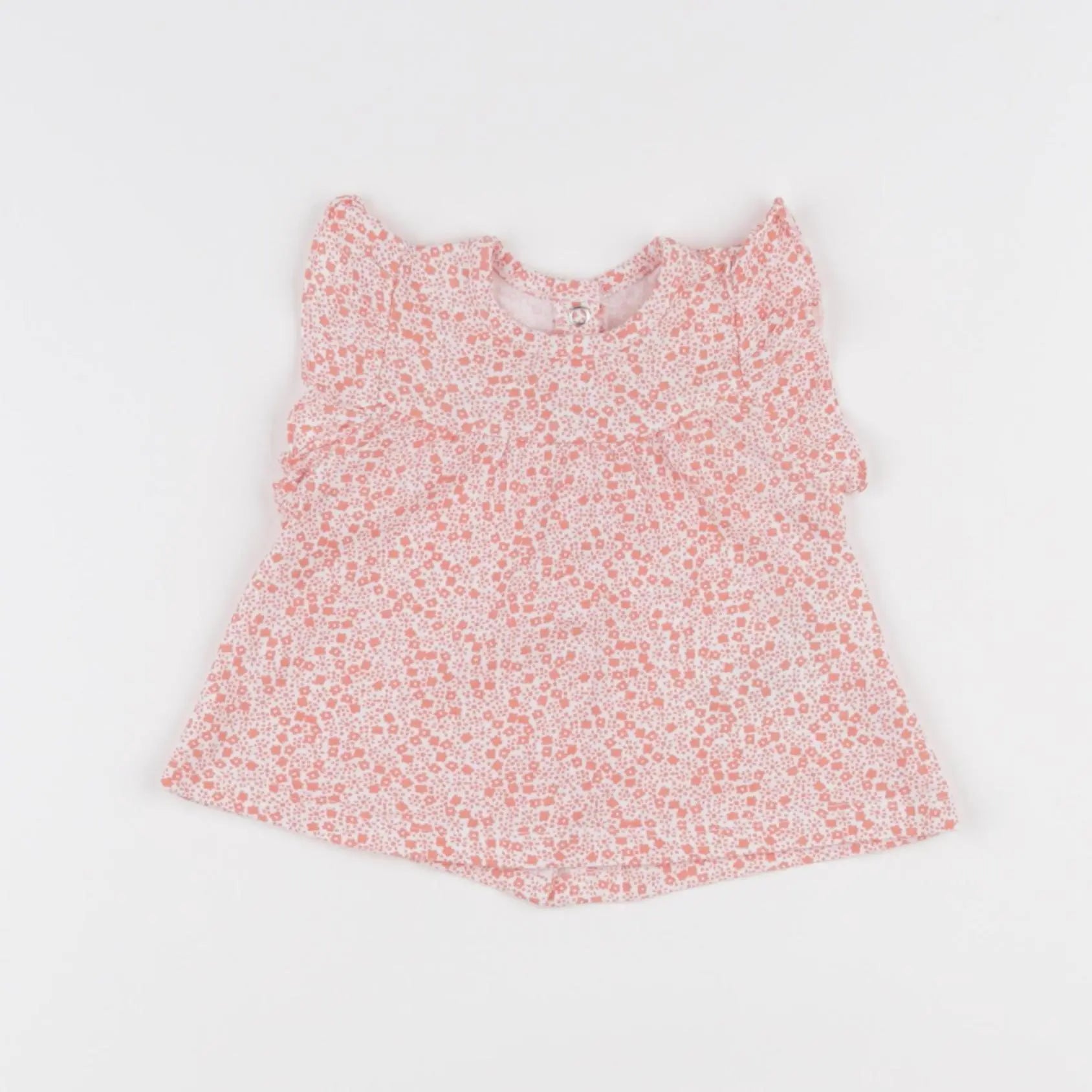 Vertbaudet - tee-shirt orange - 3 mois