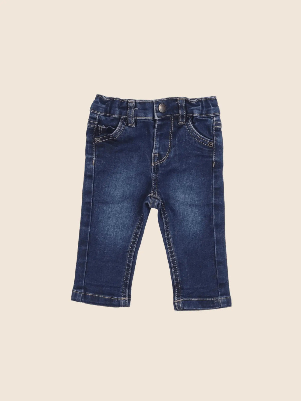 Vertbaudet - jean bleu - 3 mois