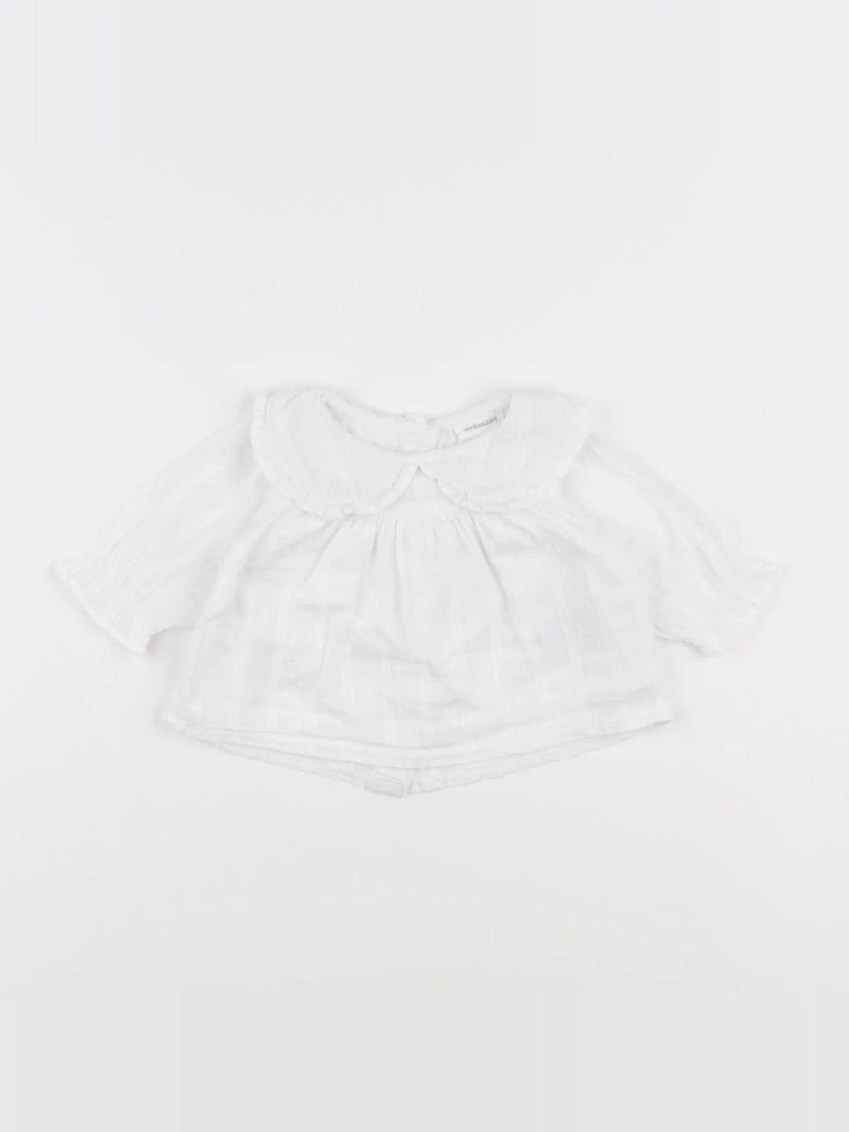 Vertbaudet - blouse blanc - 1 mois