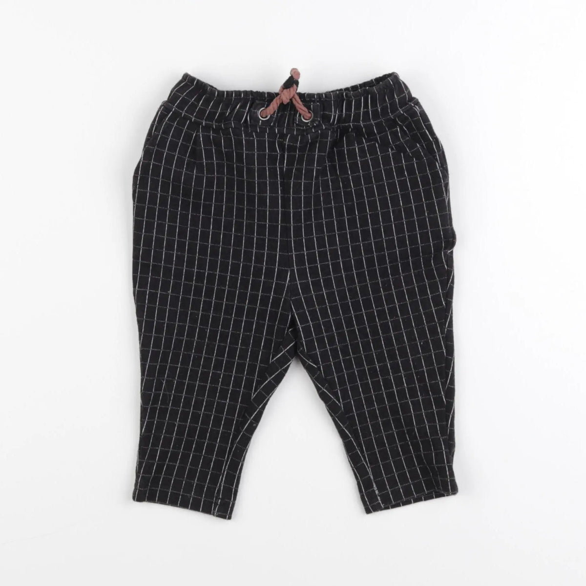Vertbaudet - pantalon noir - 9 mois
