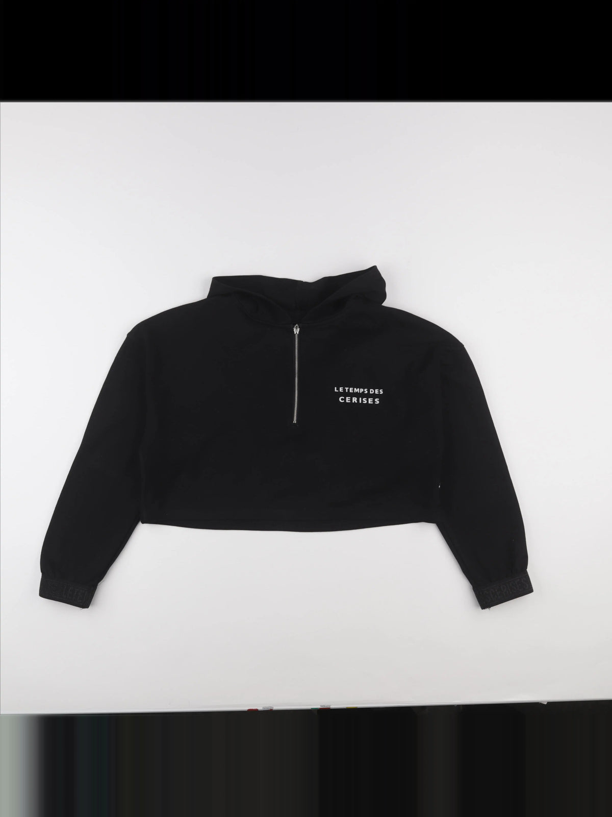 Le temps des cerises  - sweat noir - 16 ans