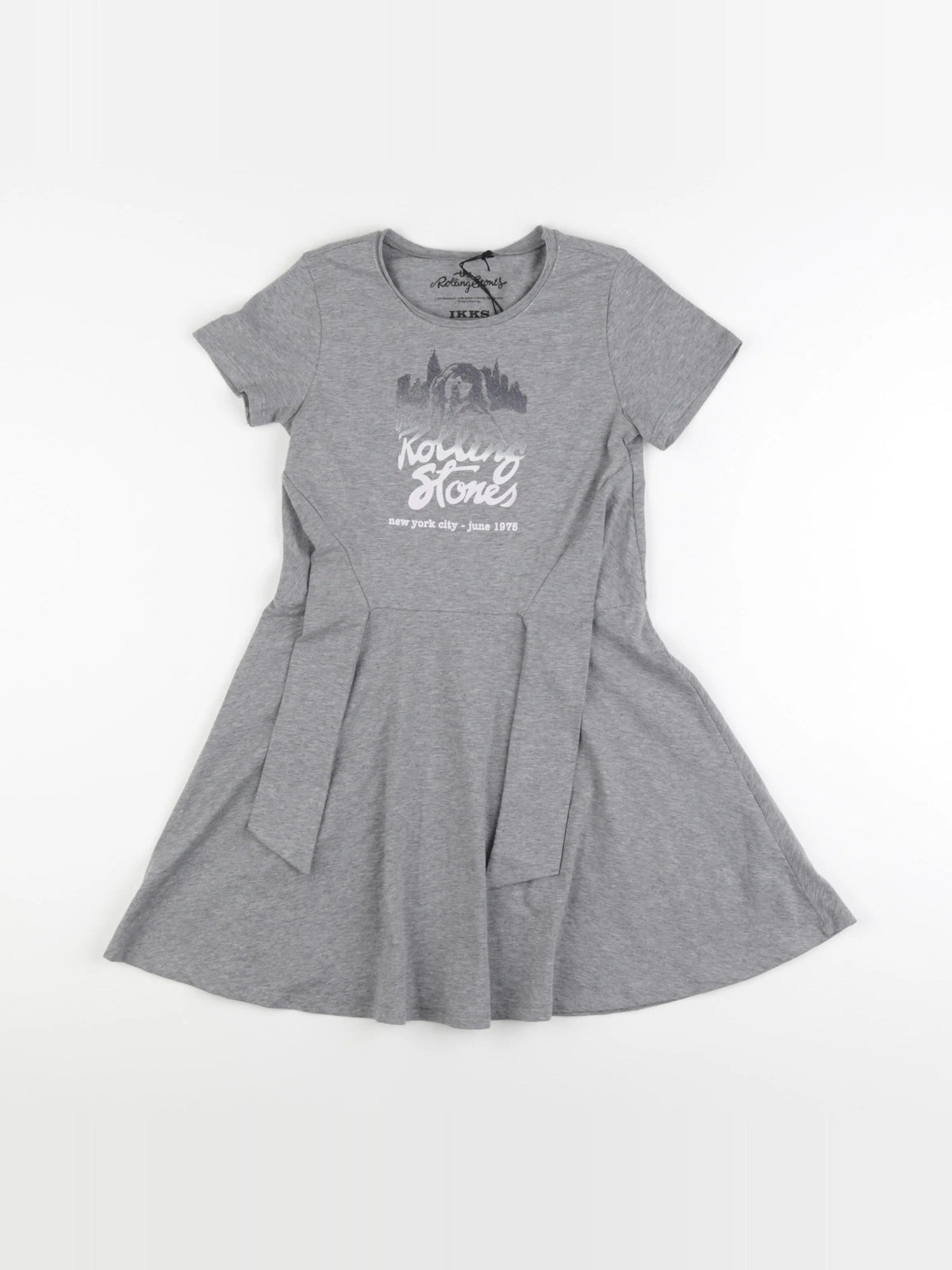 IKKS - robe gris - 8 ans