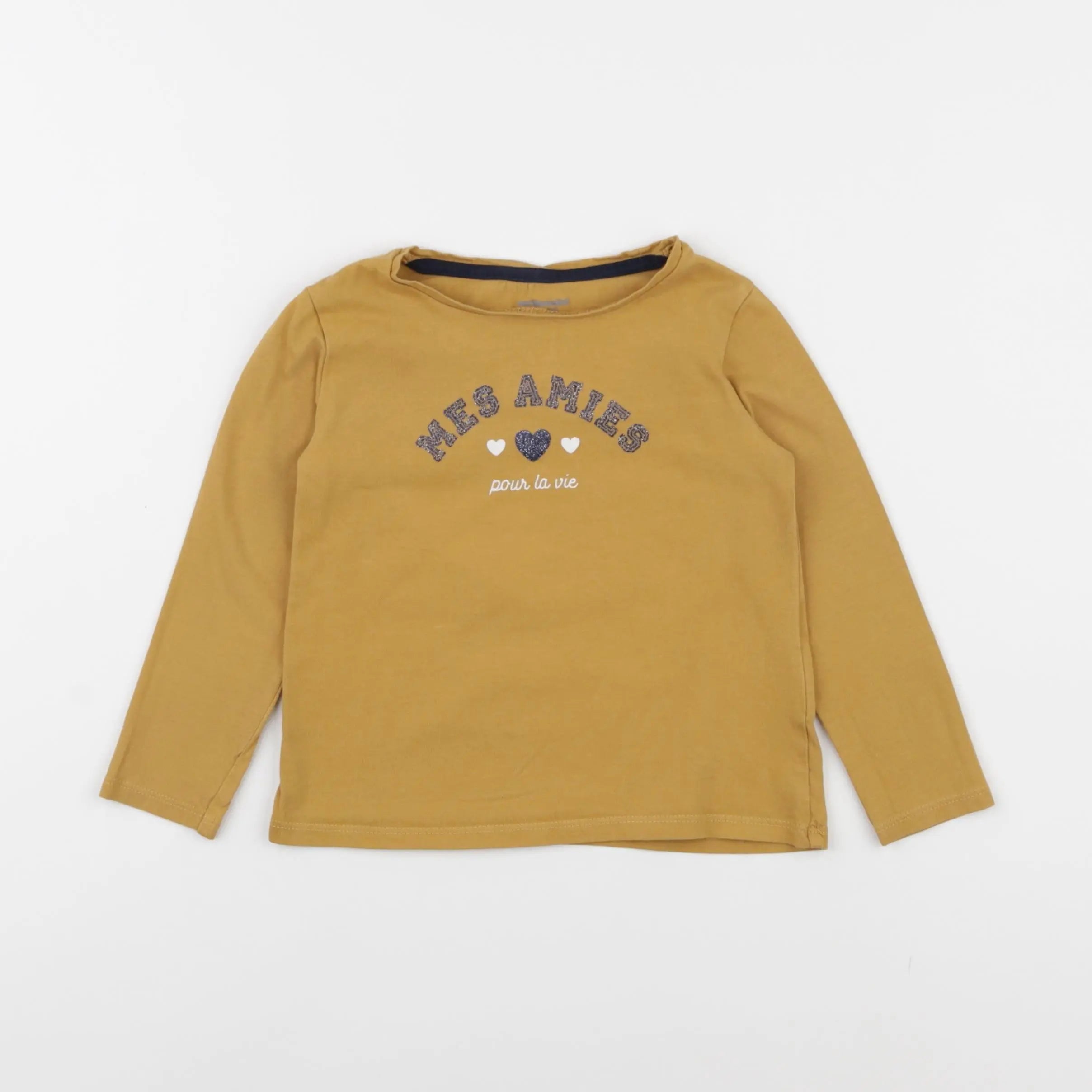 Vertbaudet - tee-shirt jaune - 3 ans