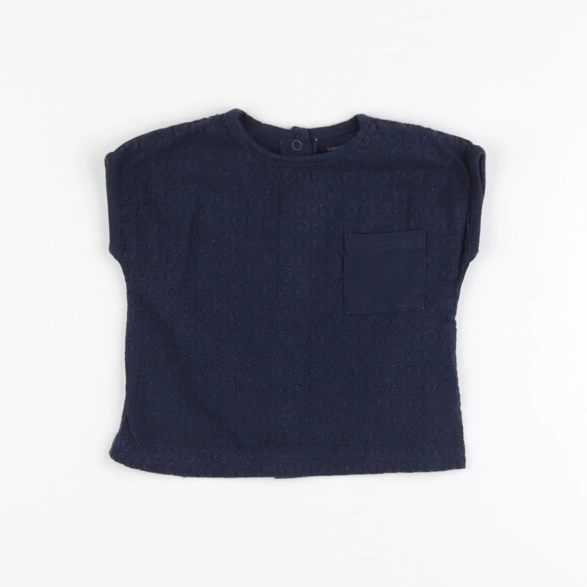 Vertbaudet - tee-shirt bleu - 3 mois