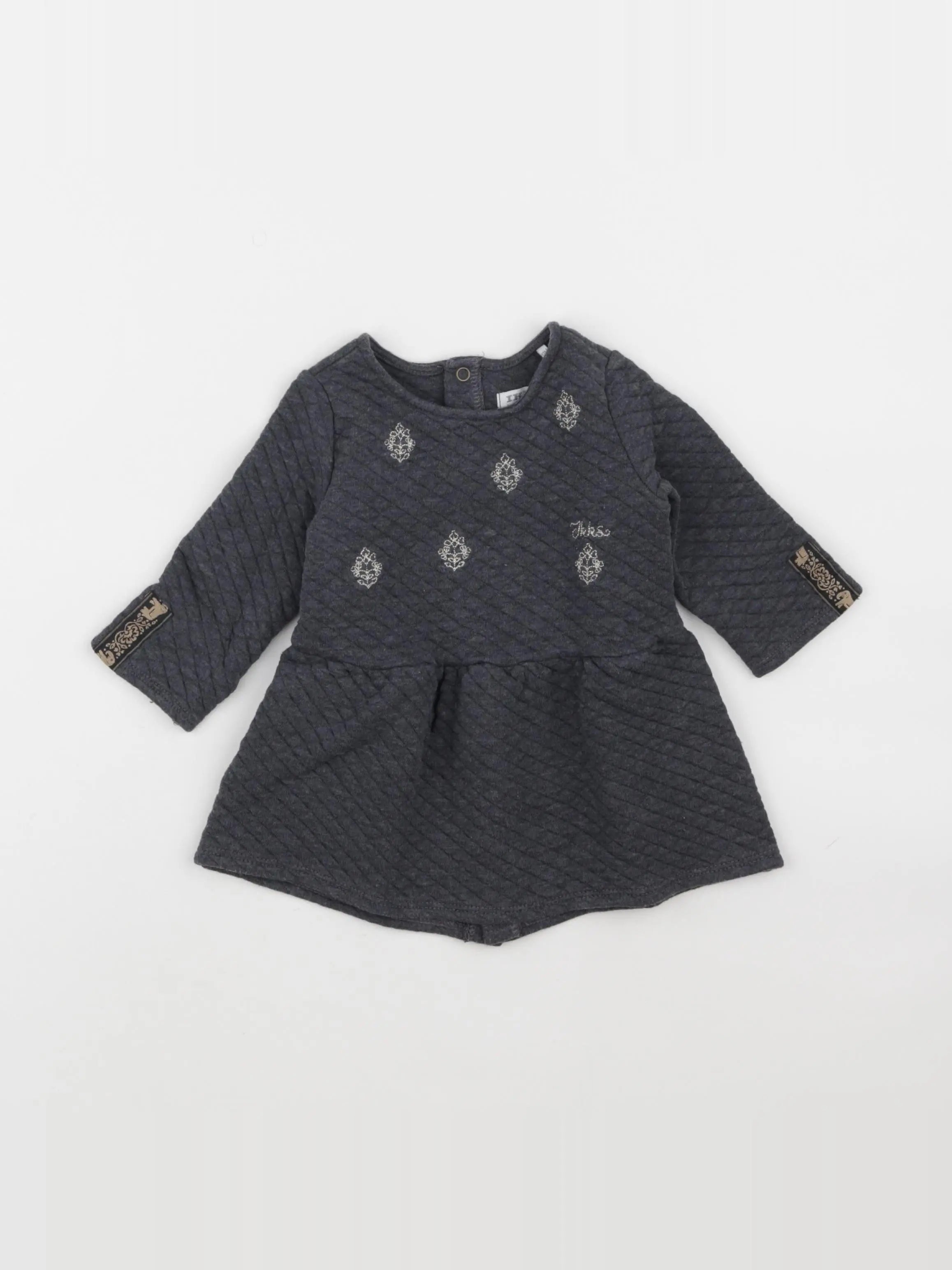 IKKS - robe gris - 12 mois
