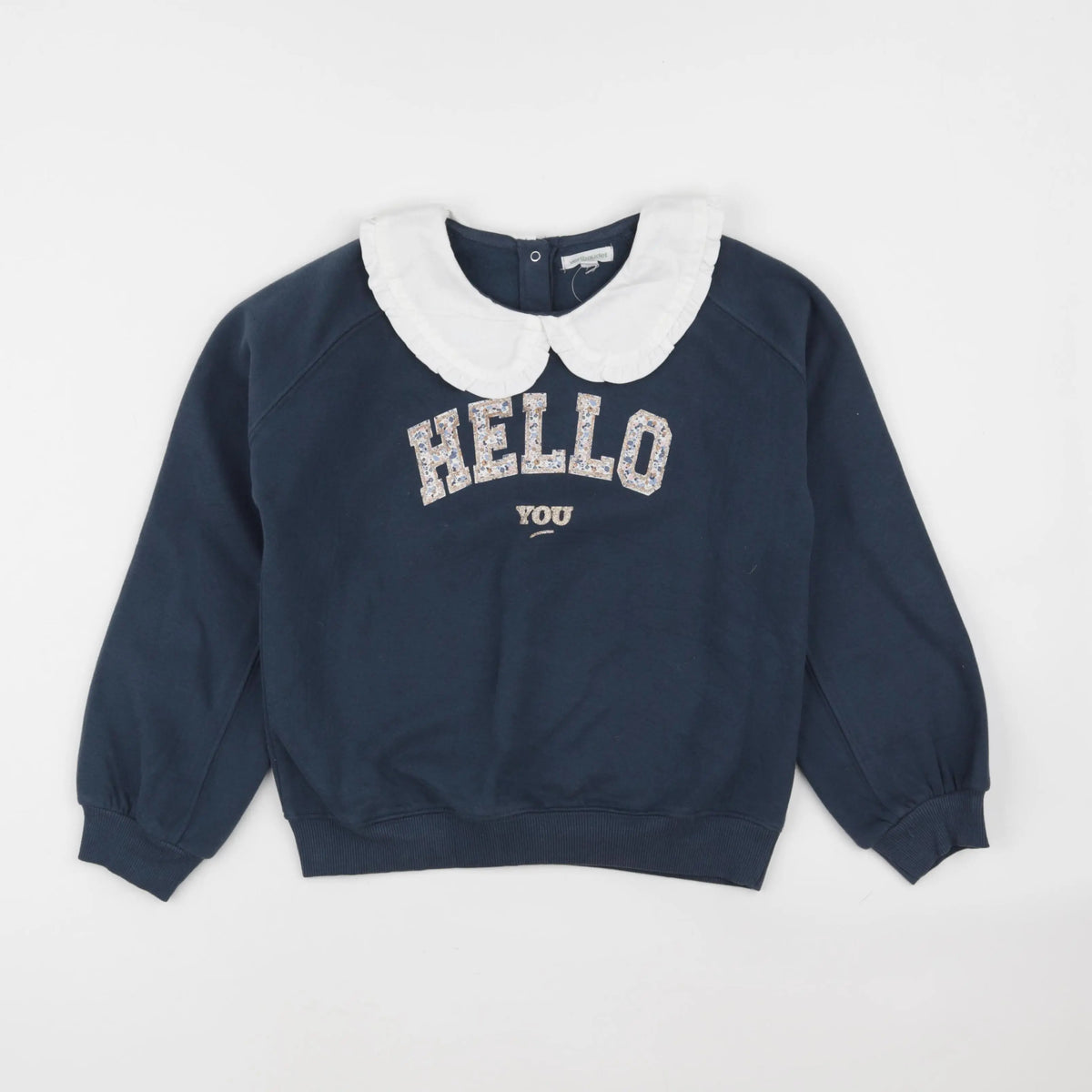 Vertbaudet - sweat bleu - 10 ans
