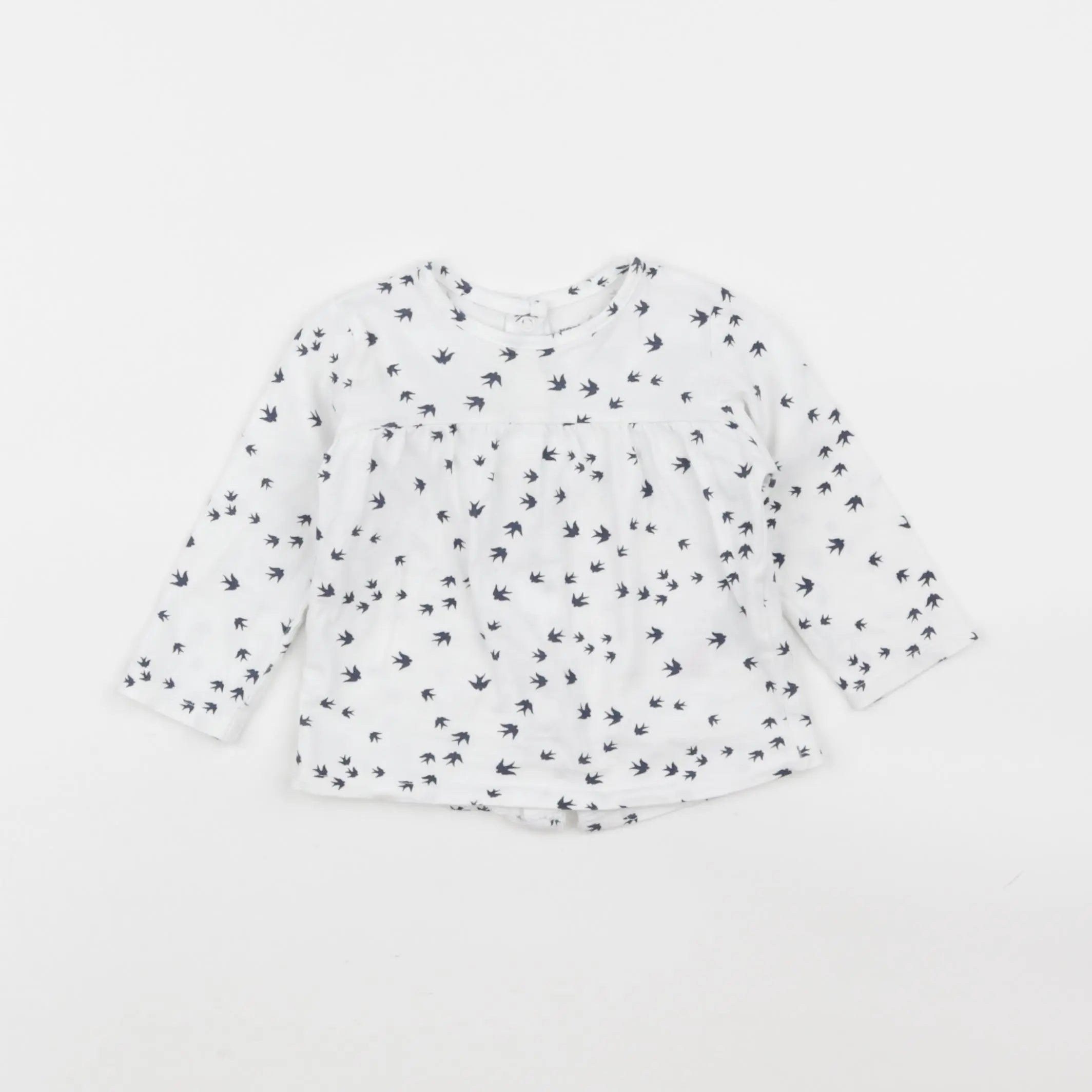 Vertbaudet - tee-shirt blanc - 6 mois