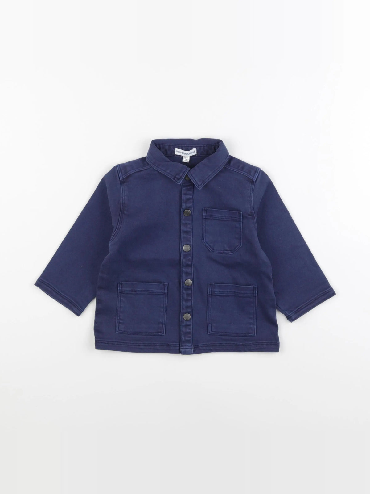 Vertbaudet - veste bleu - 12 mois