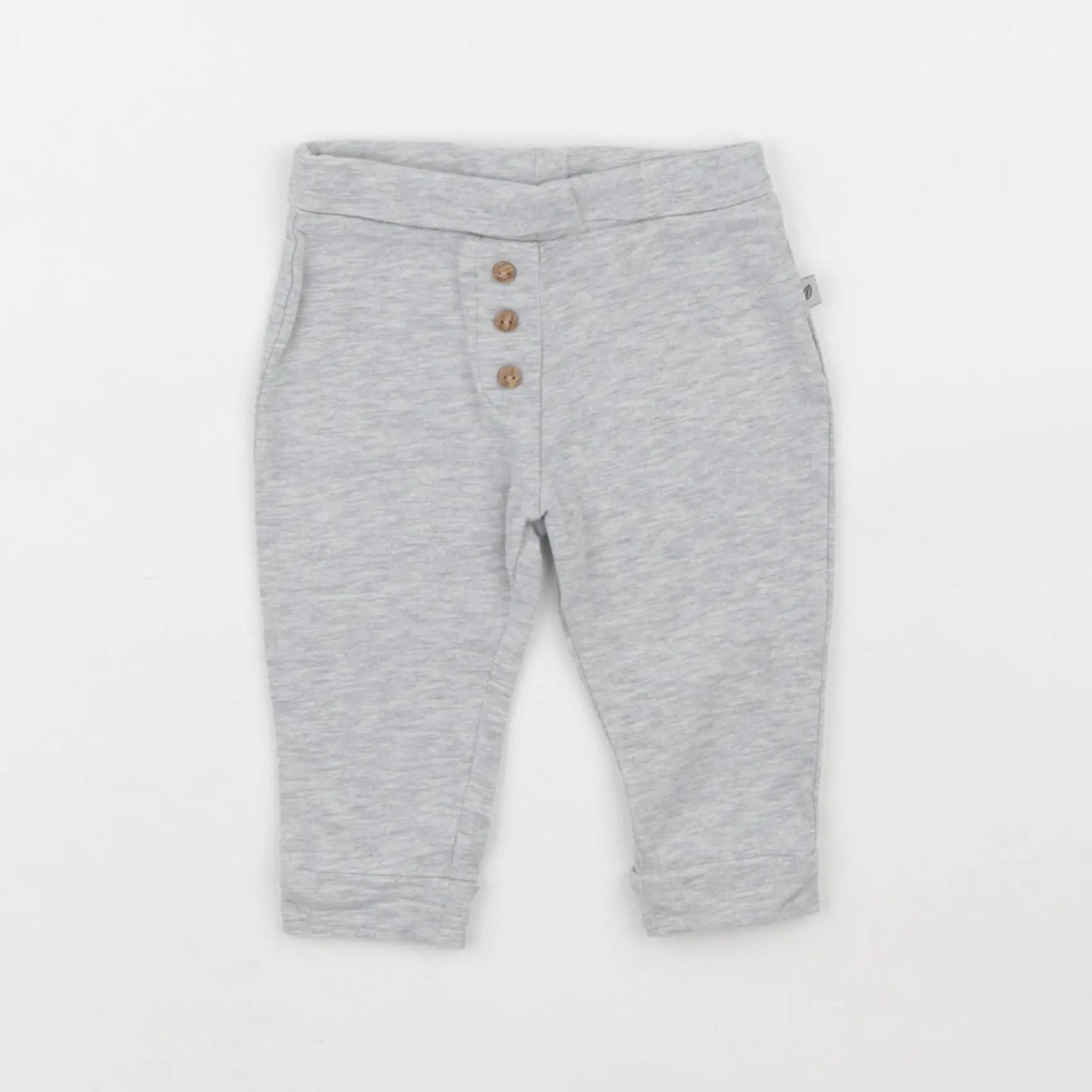 Vertbaudet - legging gris - 6 mois