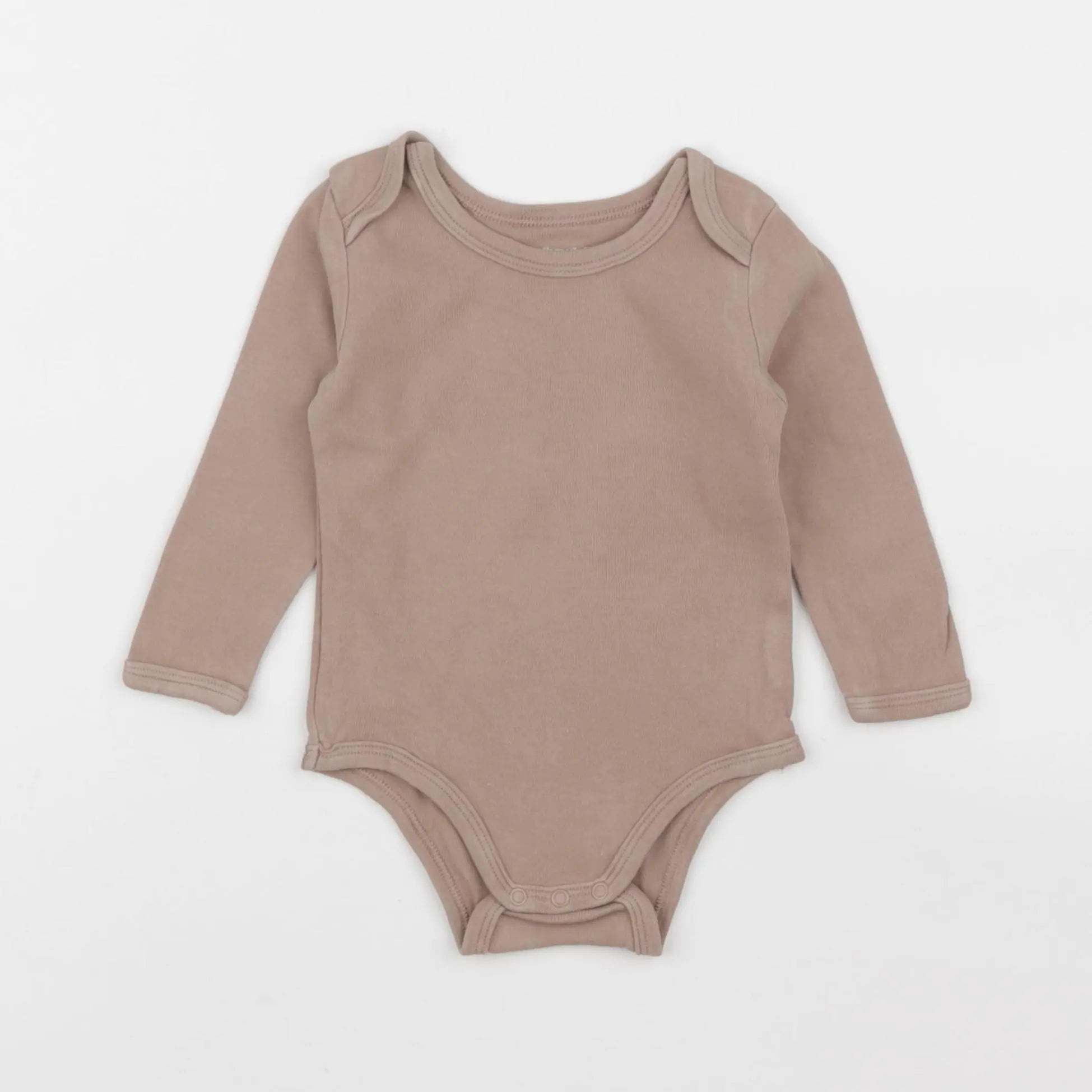 Vertbaudet - body marron - 9 mois