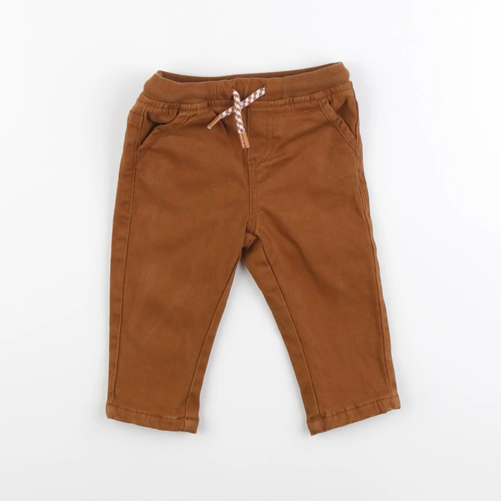 Vertbaudet - jean marron - 12 mois