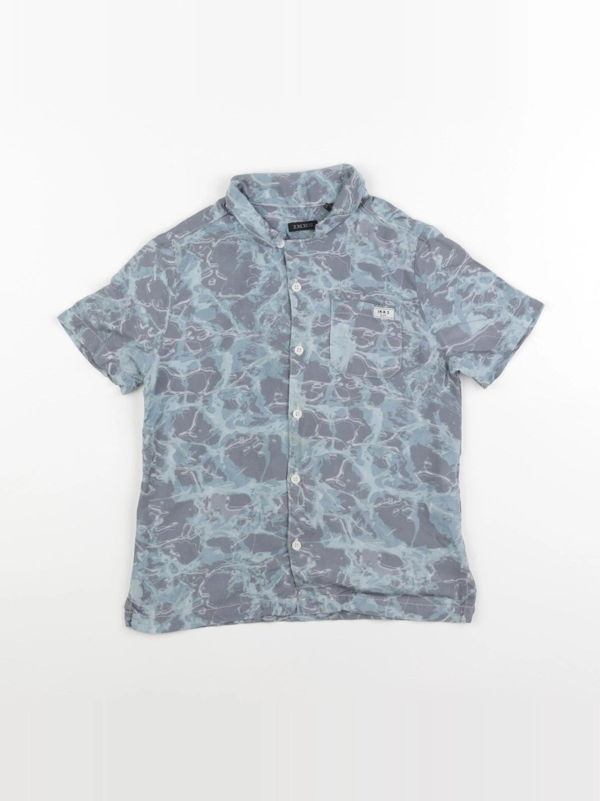 IKKS - chemise bleu - 8 ans