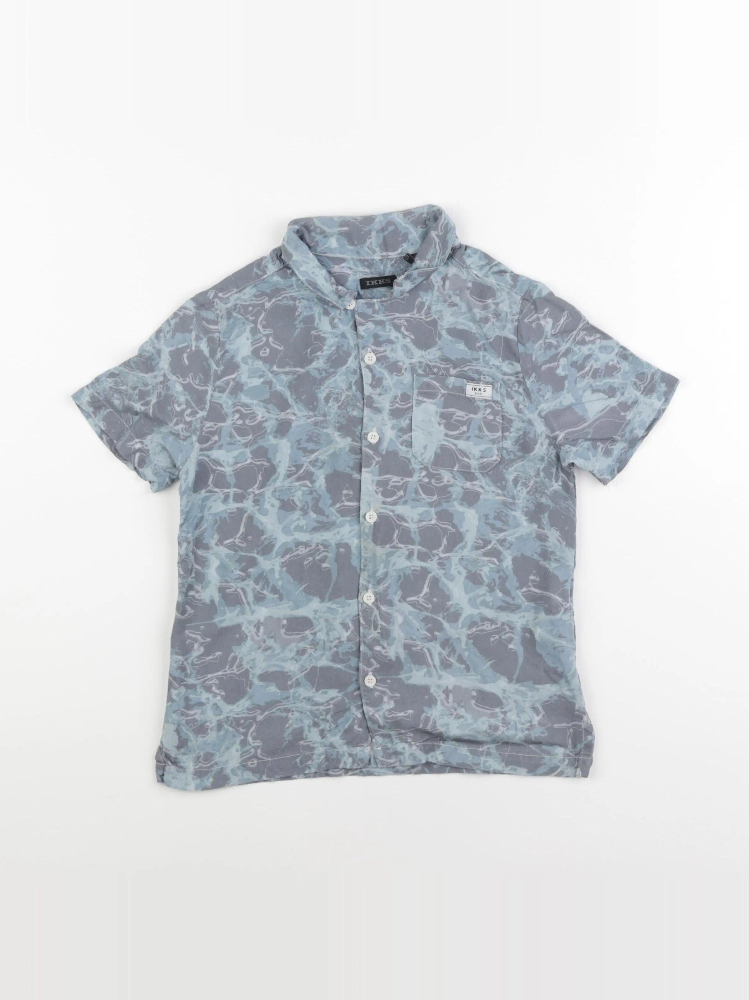 IKKS - chemise bleu - 8 ans