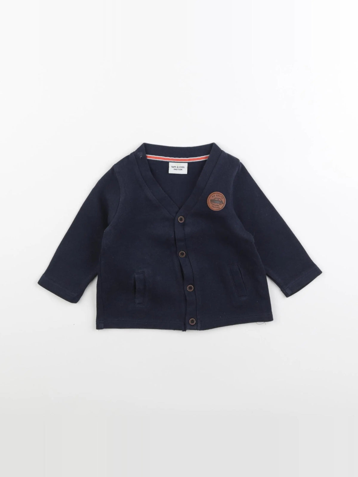 Tape à l'oeil - sweat bleu - 9 mois