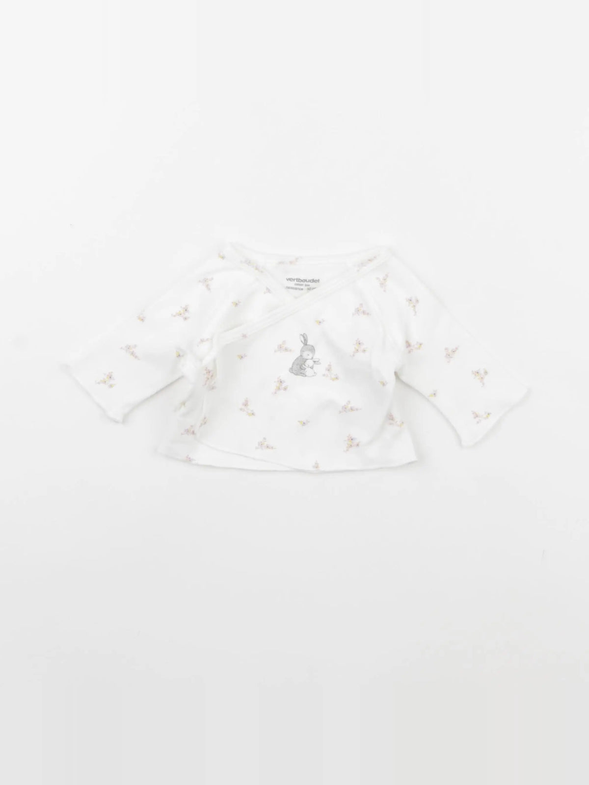 Vertbaudet - tee-shirt blanc - 0 mois