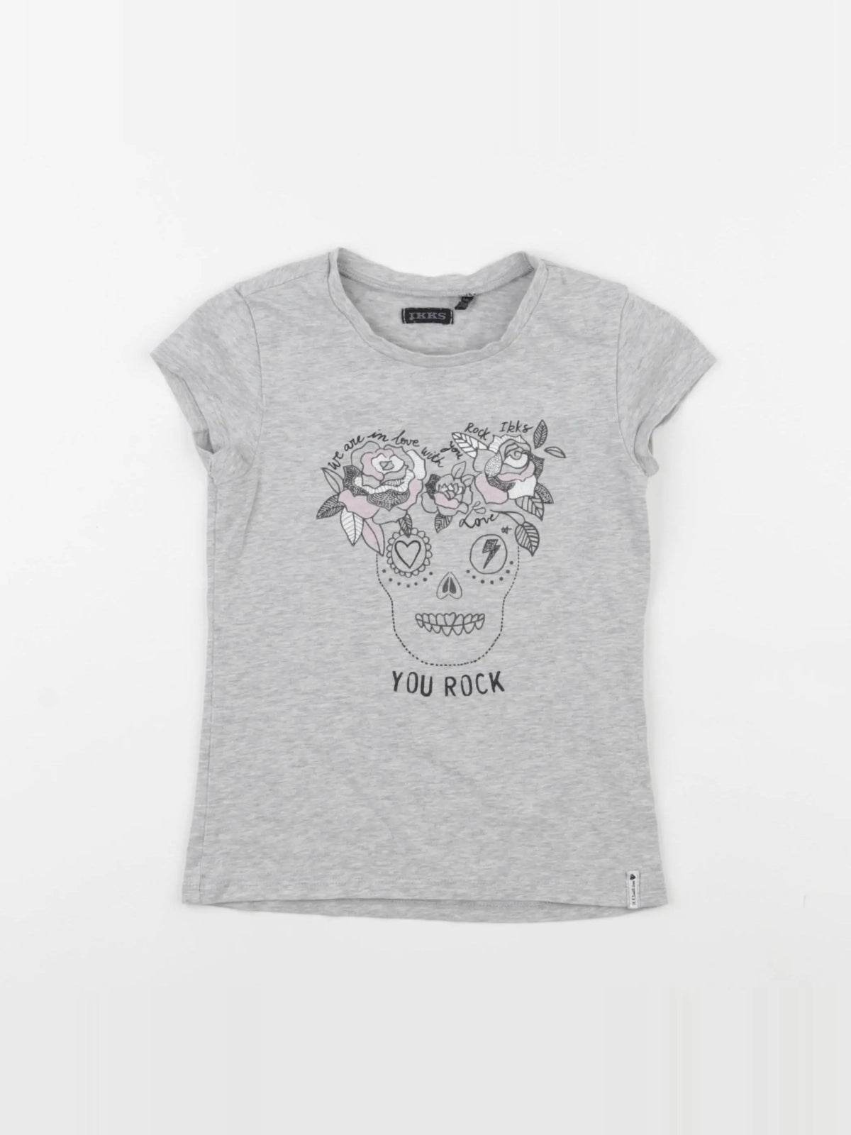 IKKS - tee-shirt gris - 5 ans