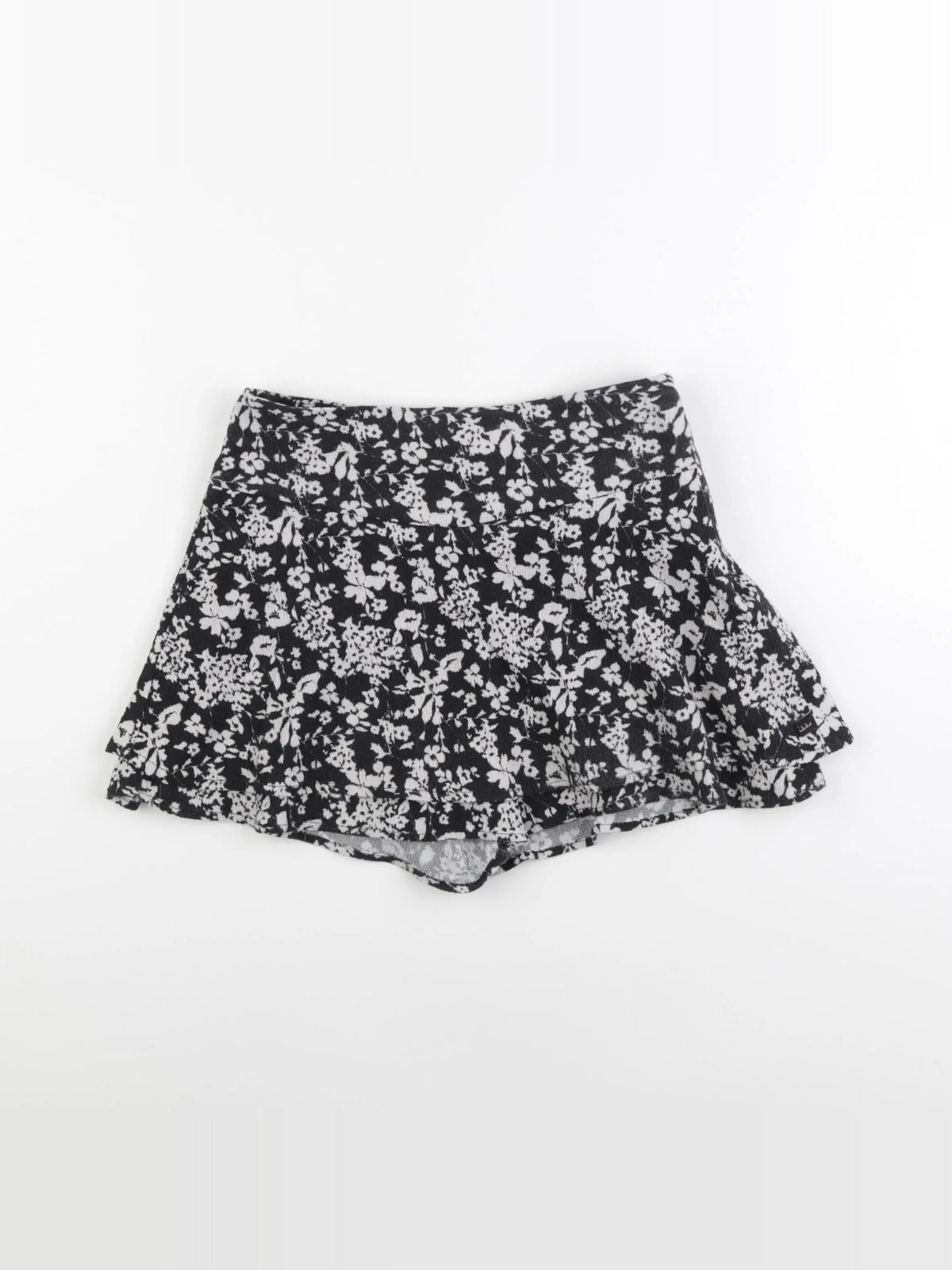 IKKS - jupe short blanc, noir - 8 ans