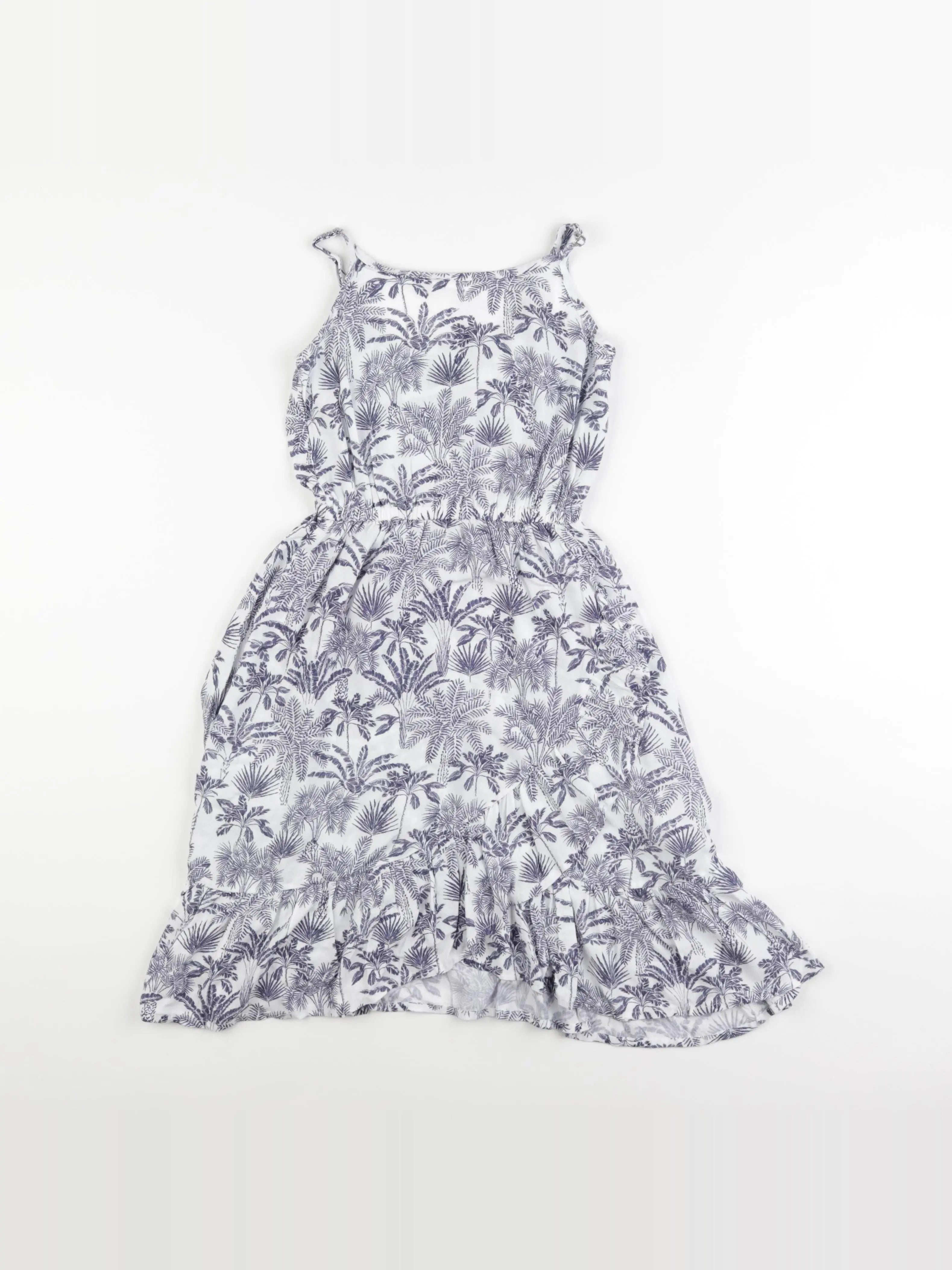 IKKS - robe blanc, bleu - 8 ans